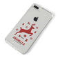 Personalised Reindeer iPhone 8 Plus Bumper Case on Silver iPhone Alternative Image