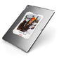 Personalised Retro Photo Apple iPad Case on Grey iPad Side View