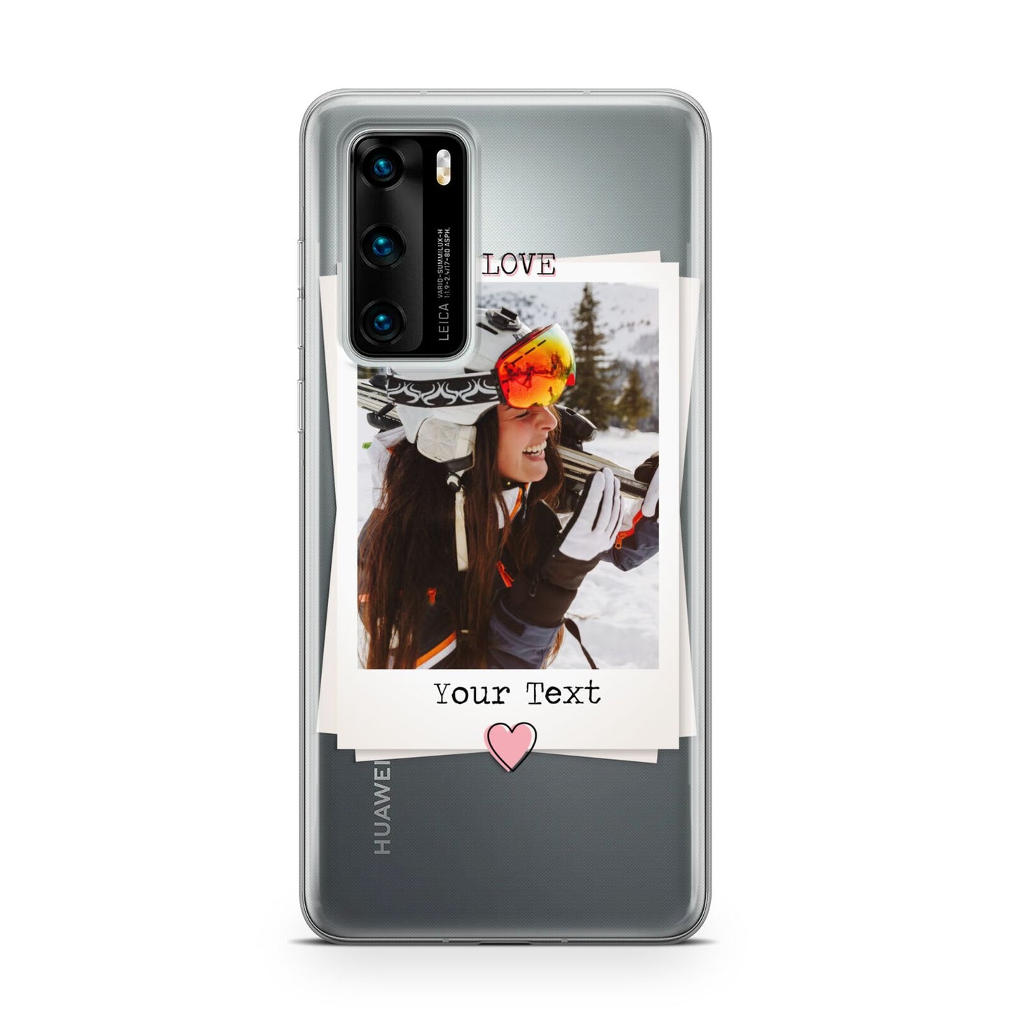 Personalised Retro Photo Huawei P40 Phone Case