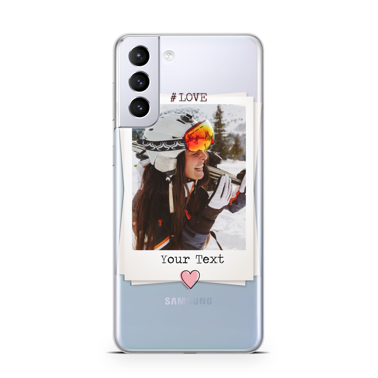 Personalised Retro Photo Samsung S21 Plus Case