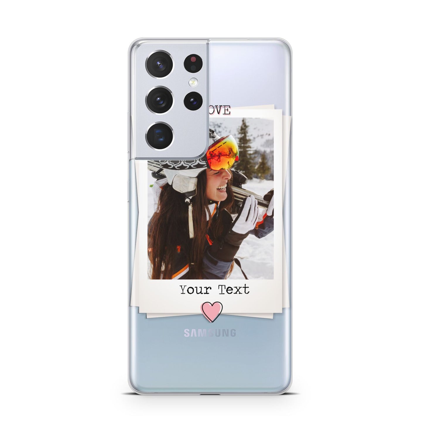 Personalised Retro Photo Samsung S21 Ultra Case