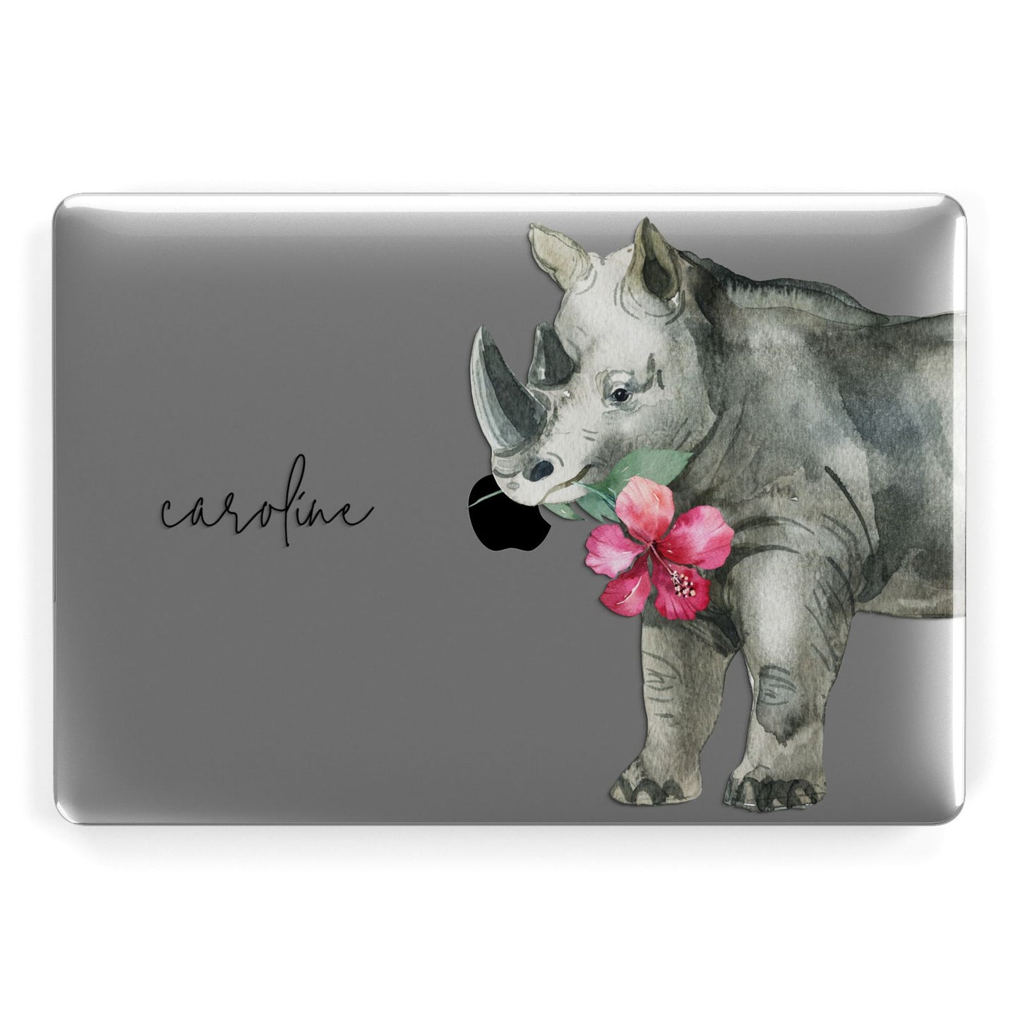 Personalised Rhinoceros Apple MacBook Case