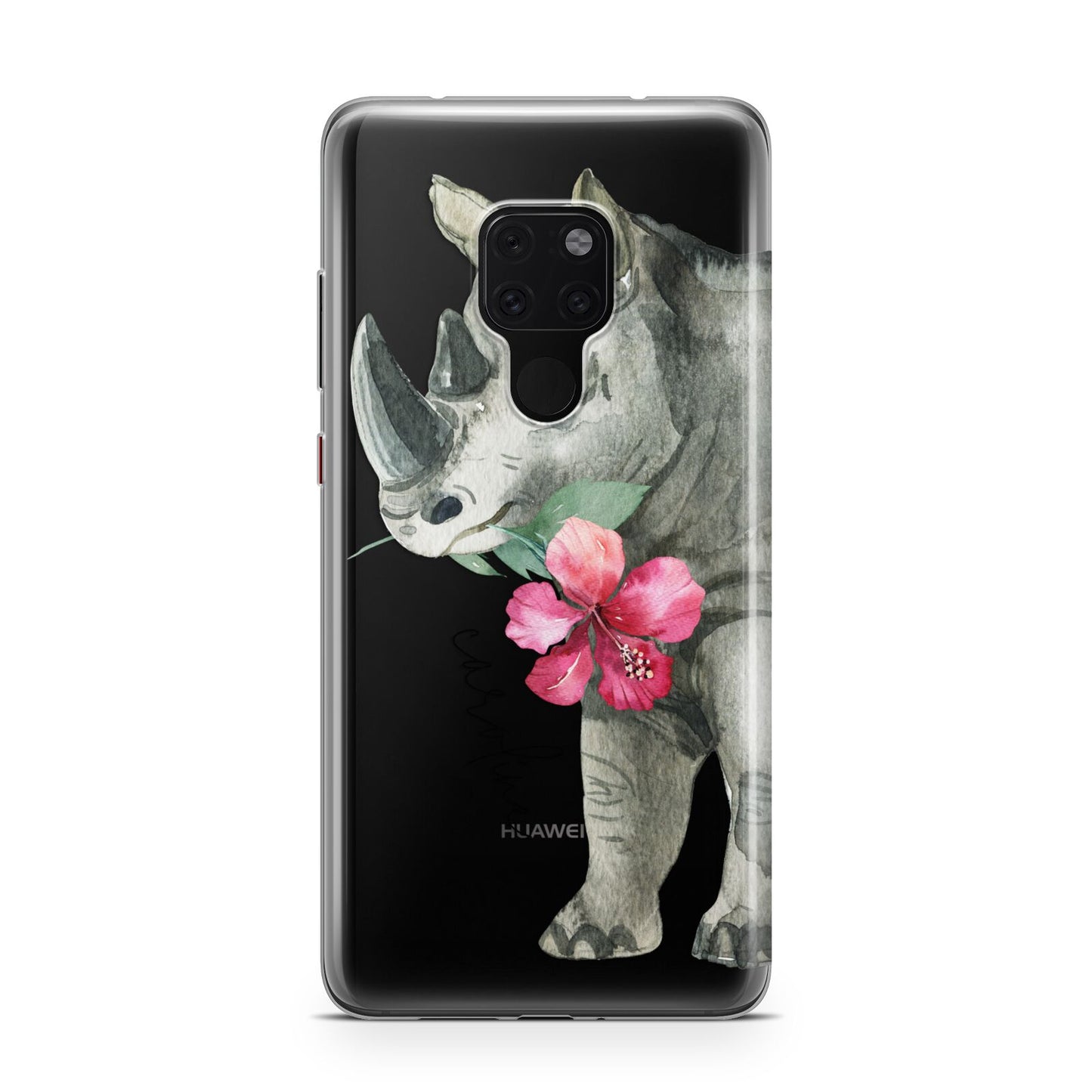 Personalised Rhinoceros Huawei Mate 20 Phone Case