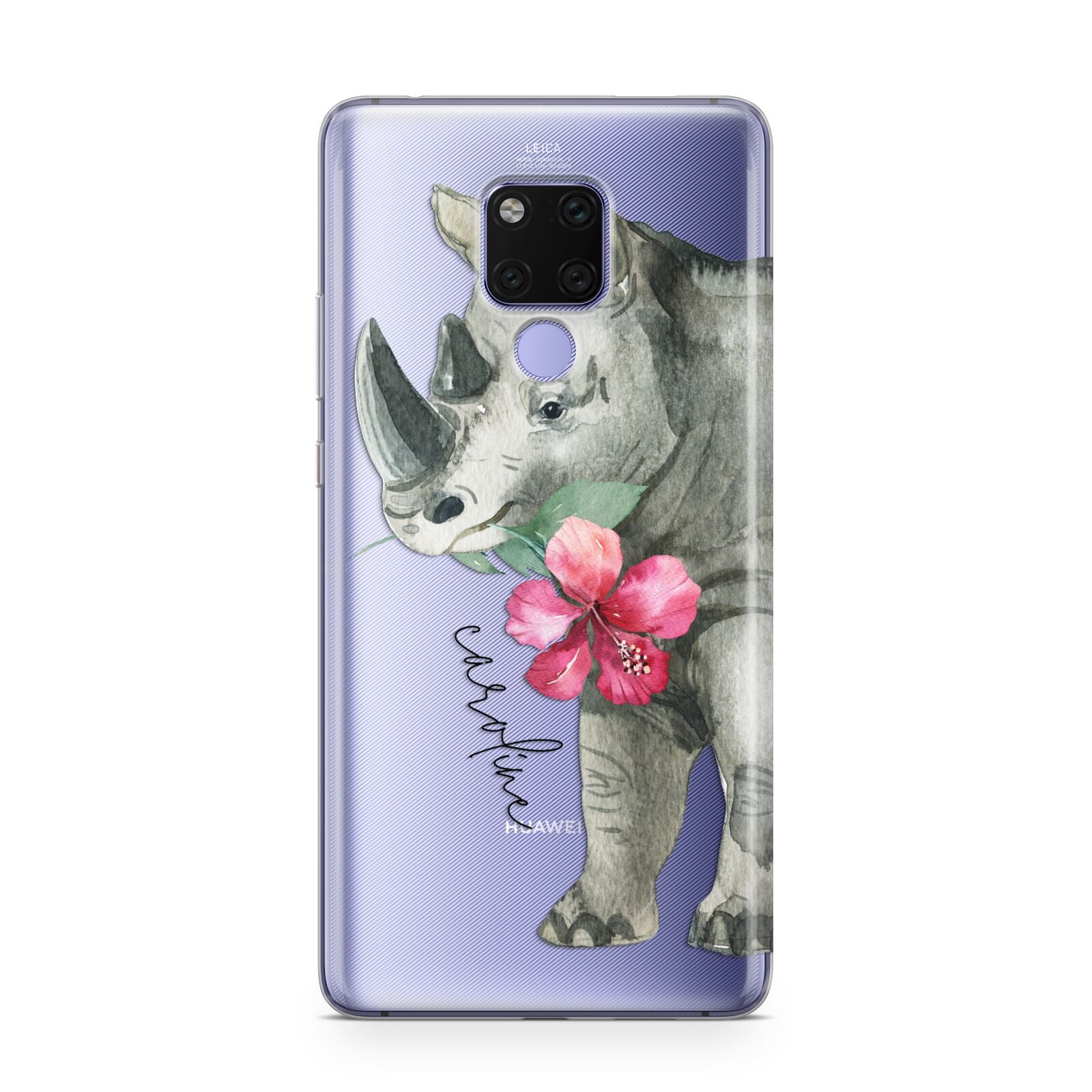 Personalised Rhinoceros Huawei Mate 20X Phone Case