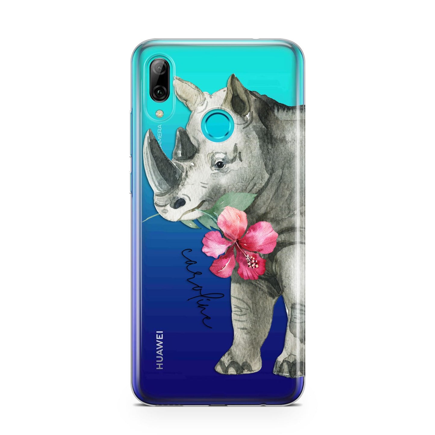 Personalised Rhinoceros Huawei P Smart 2019 Case