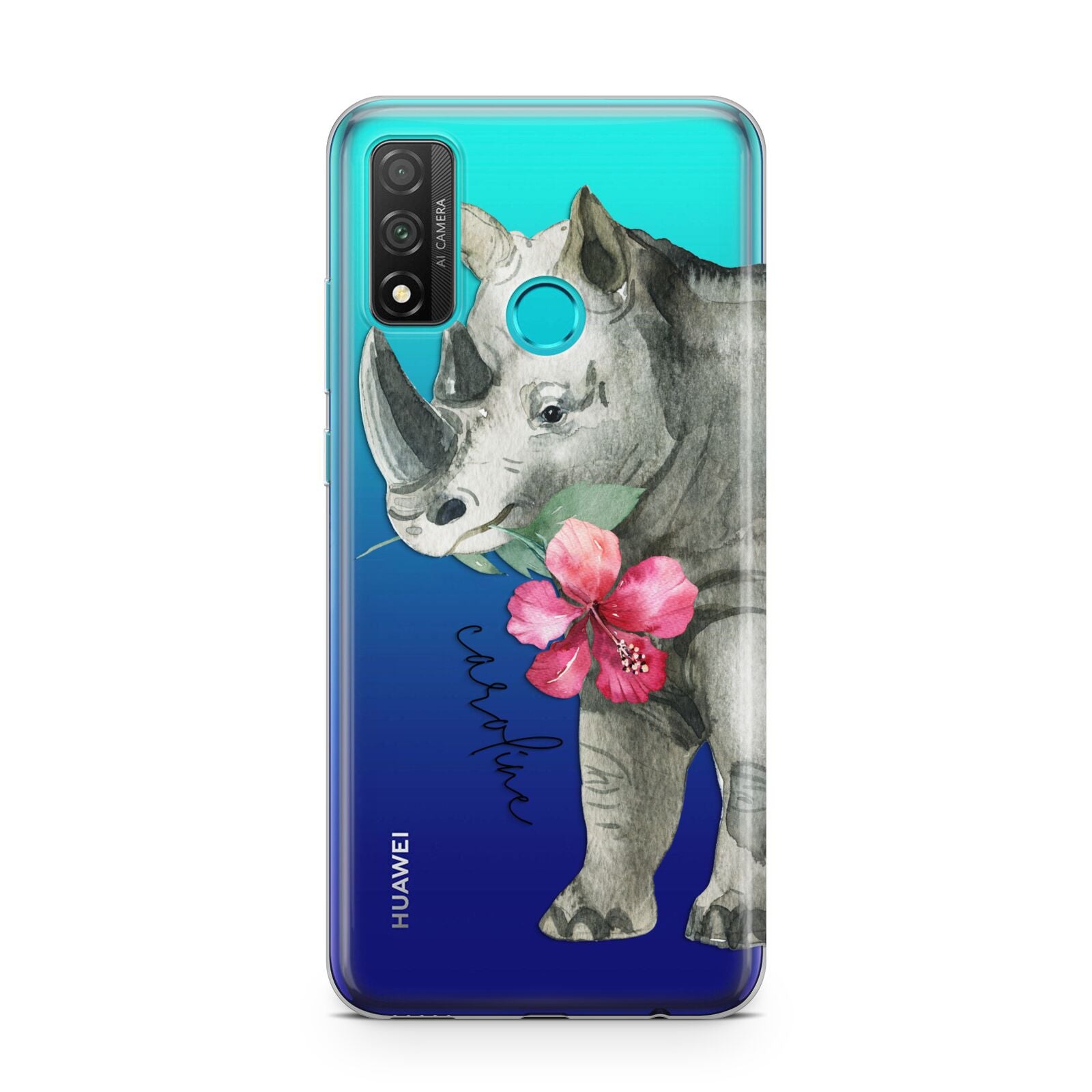 Personalised Rhinoceros Huawei P Smart 2020