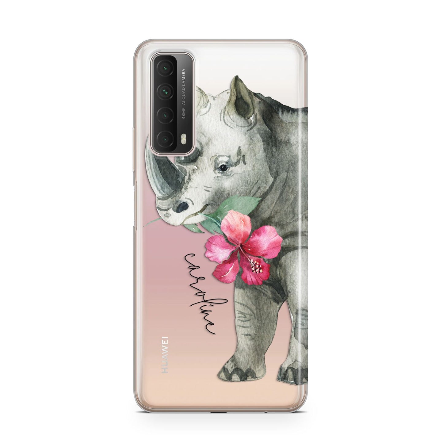 Personalised Rhinoceros Huawei P Smart 2021