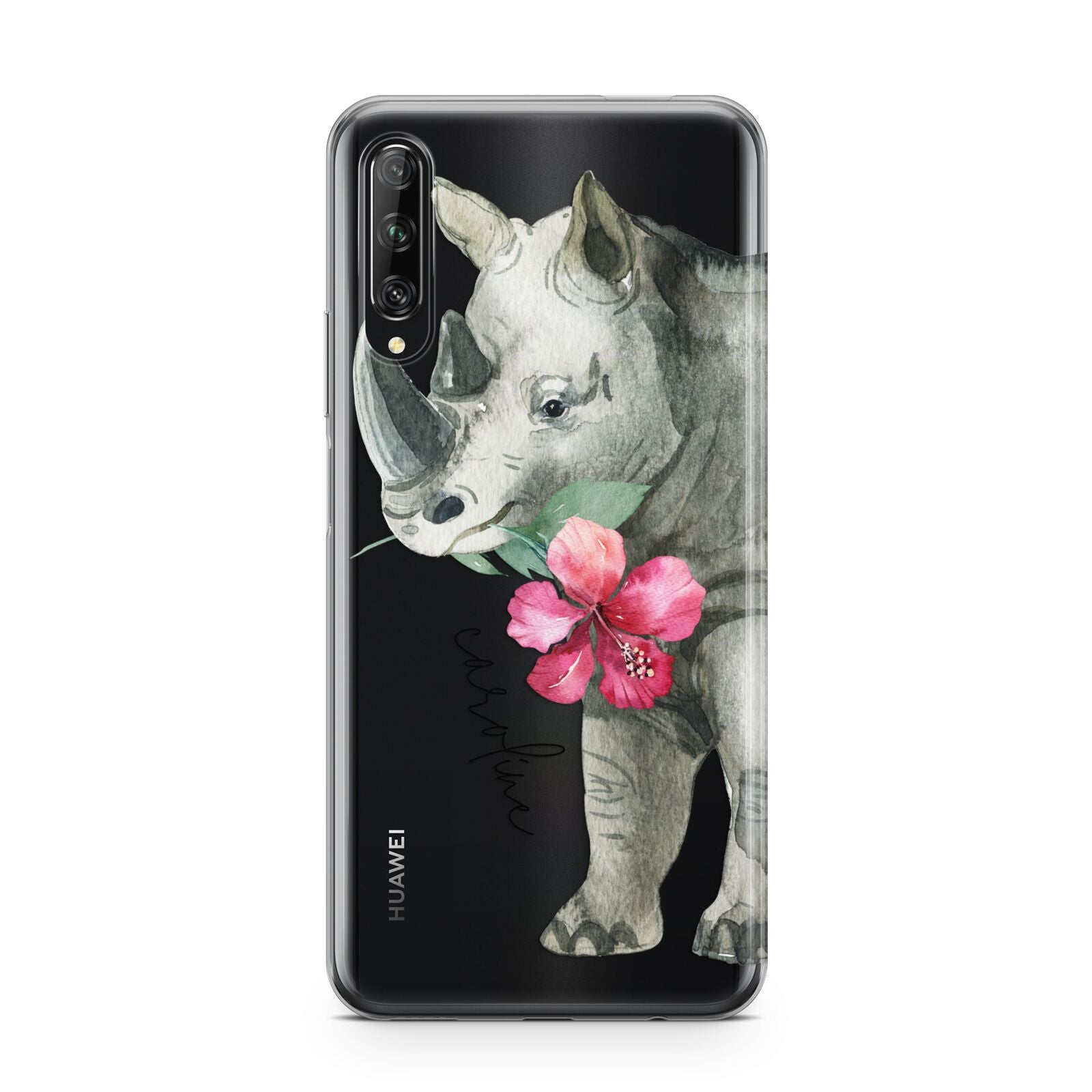 Personalised Rhinoceros Huawei P Smart Pro 2019