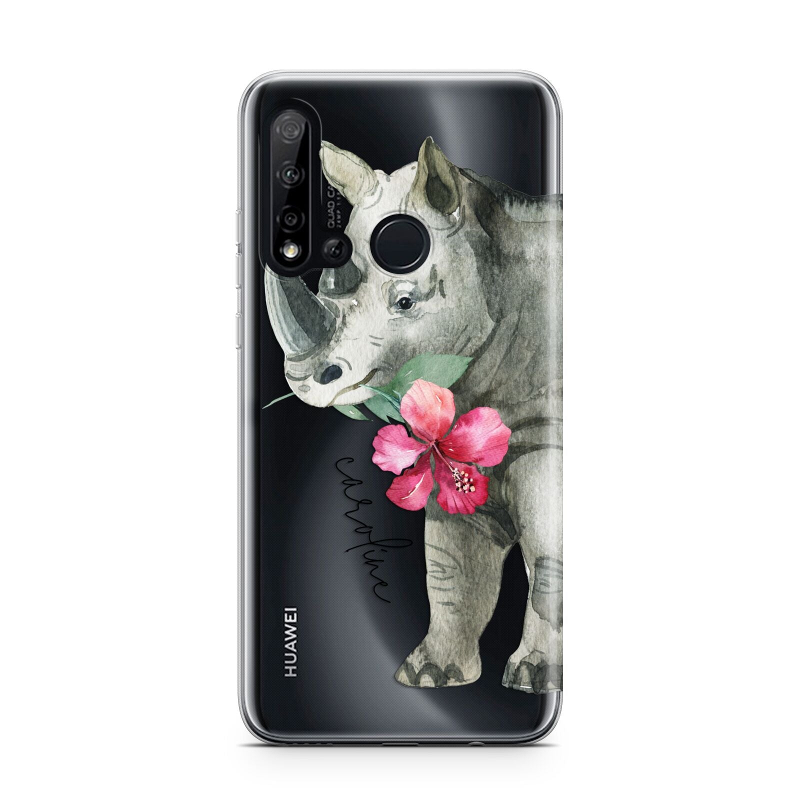 Personalised Rhinoceros Huawei P20 Lite 5G Phone Case