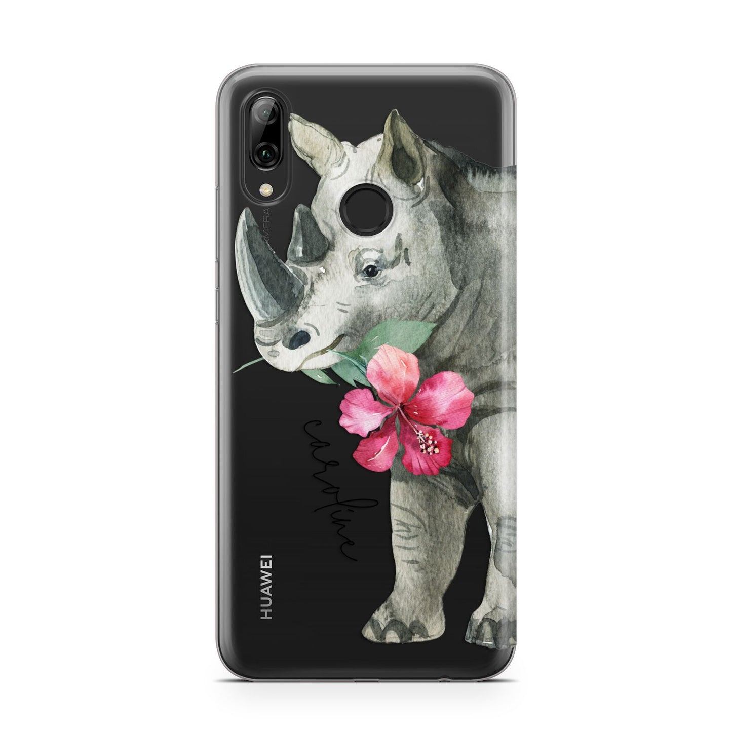 Personalised Rhinoceros Huawei Y7 2019