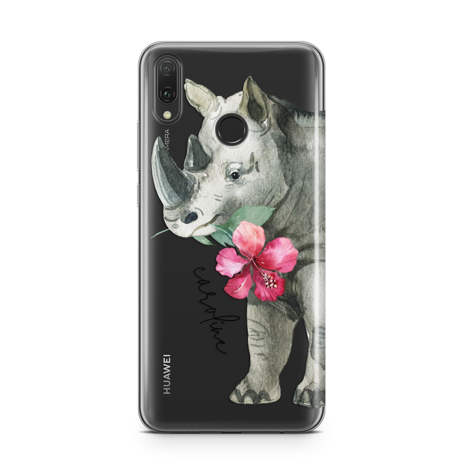 Personalised Rhinoceros Huawei Y9 2019