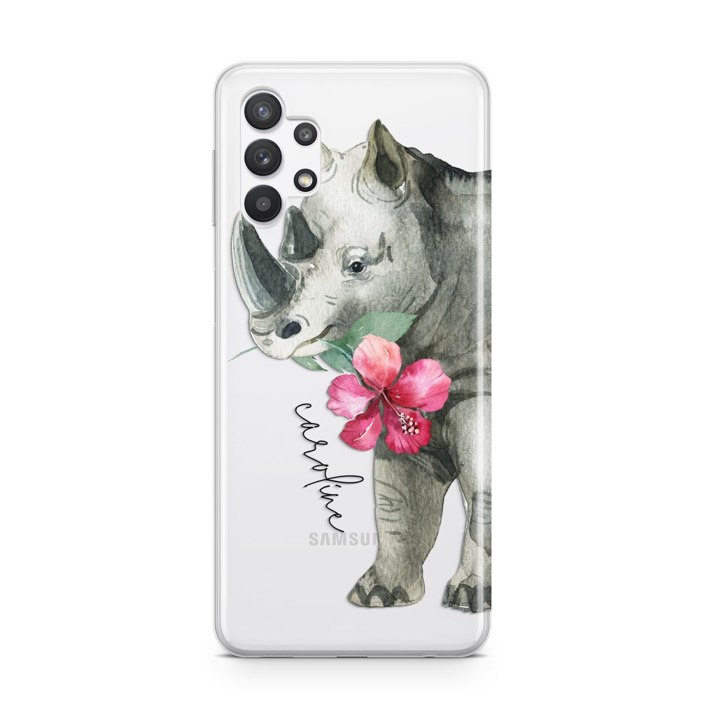 Personalised Rhinoceros Samsung A32 5G Case