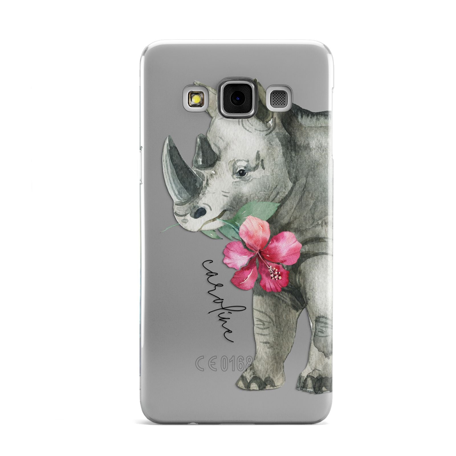 Personalised Rhinoceros Samsung Galaxy A3 Case