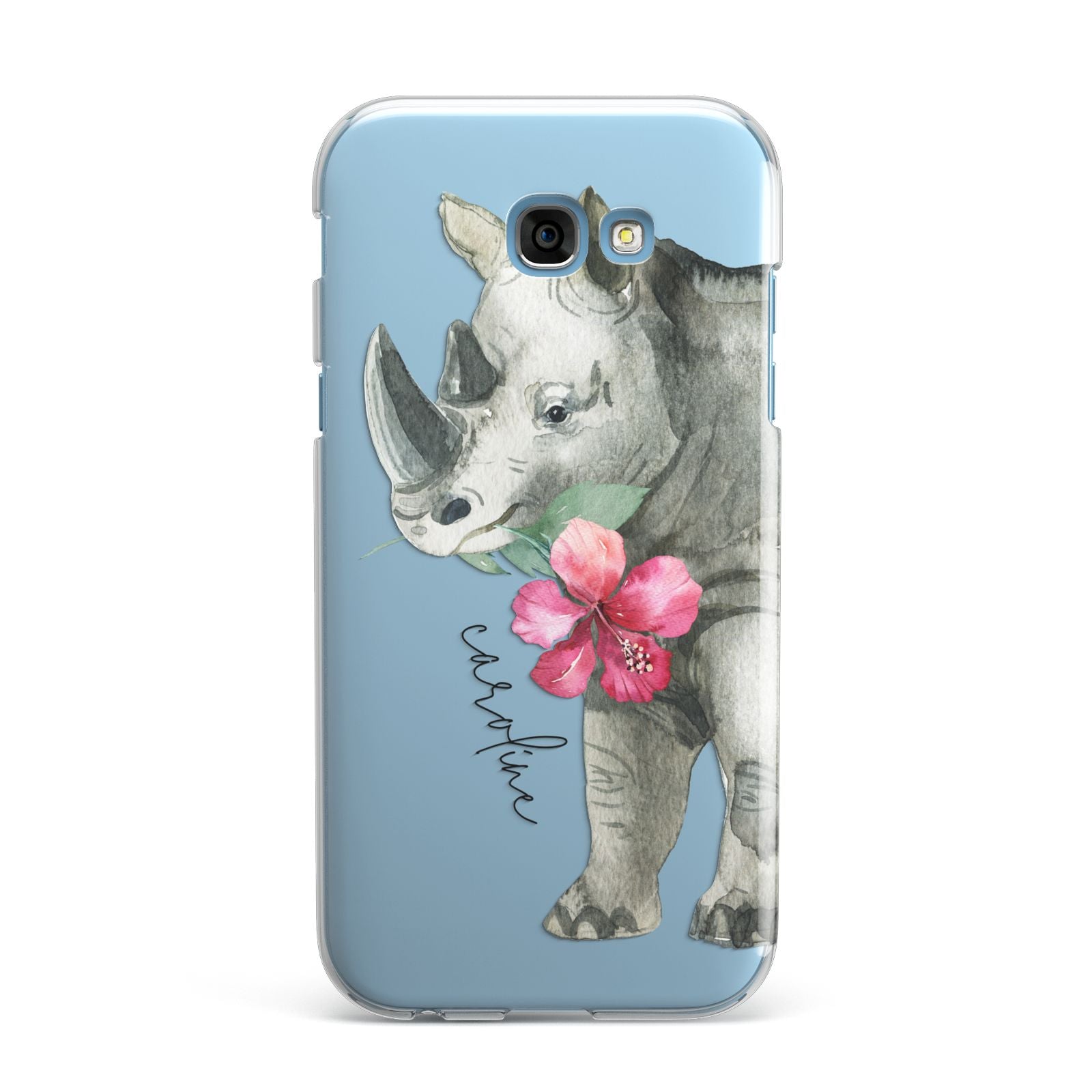 Personalised Rhinoceros Samsung Galaxy A7 2017 Case