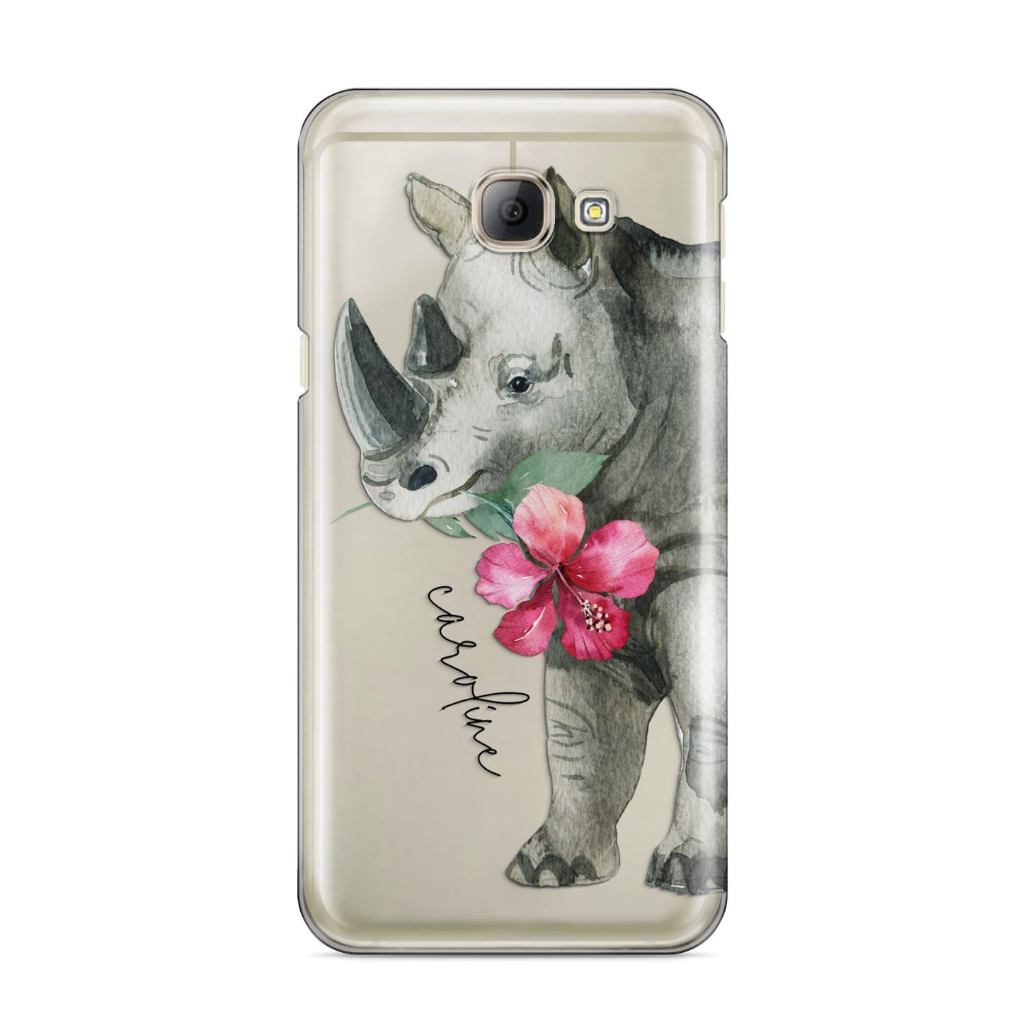 Personalised Rhinoceros Samsung Galaxy A8 2016 Case