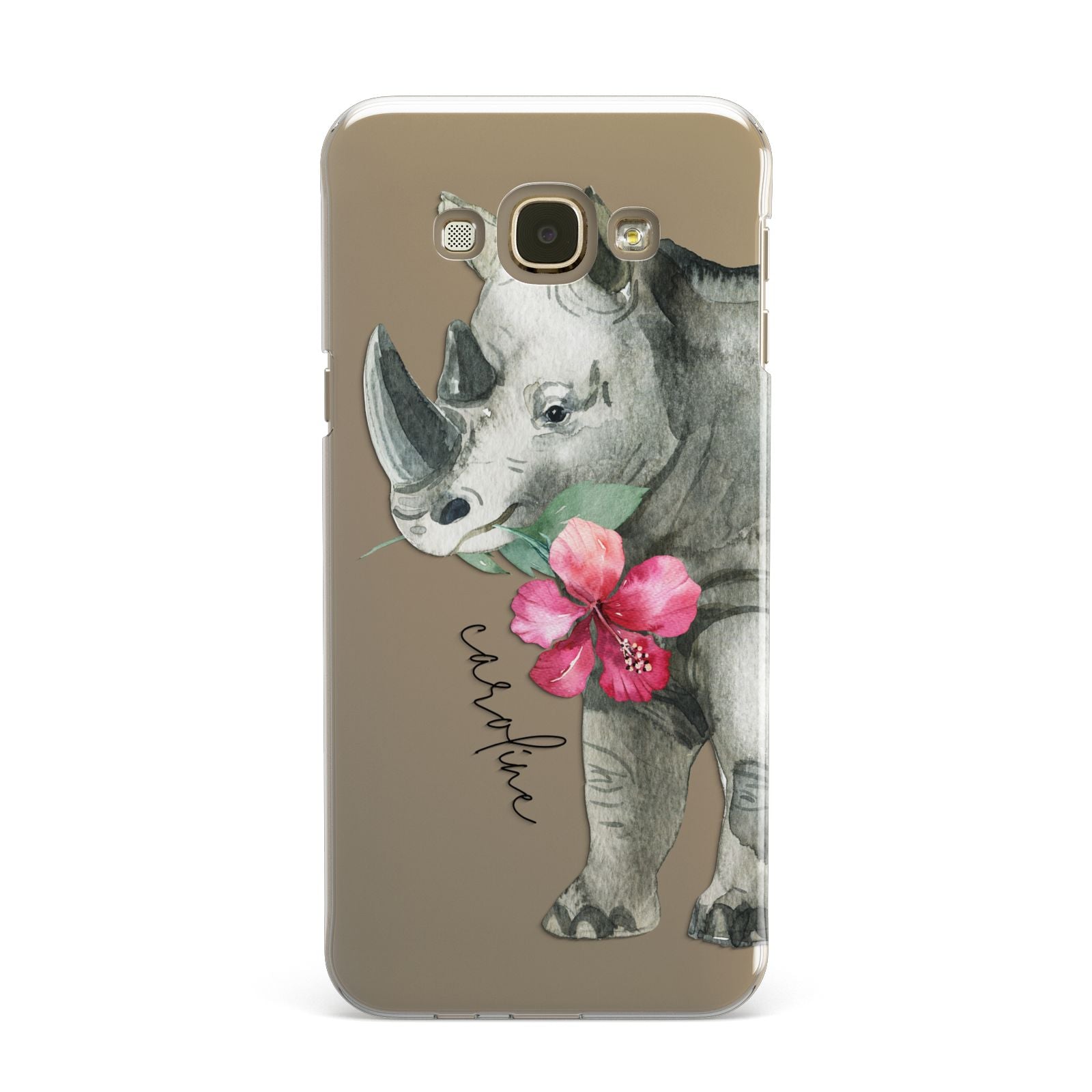 Personalised Rhinoceros Samsung Galaxy A8 Case