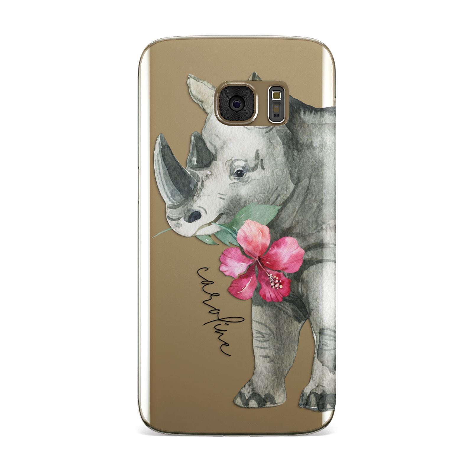 Personalised Rhinoceros Samsung Galaxy Case