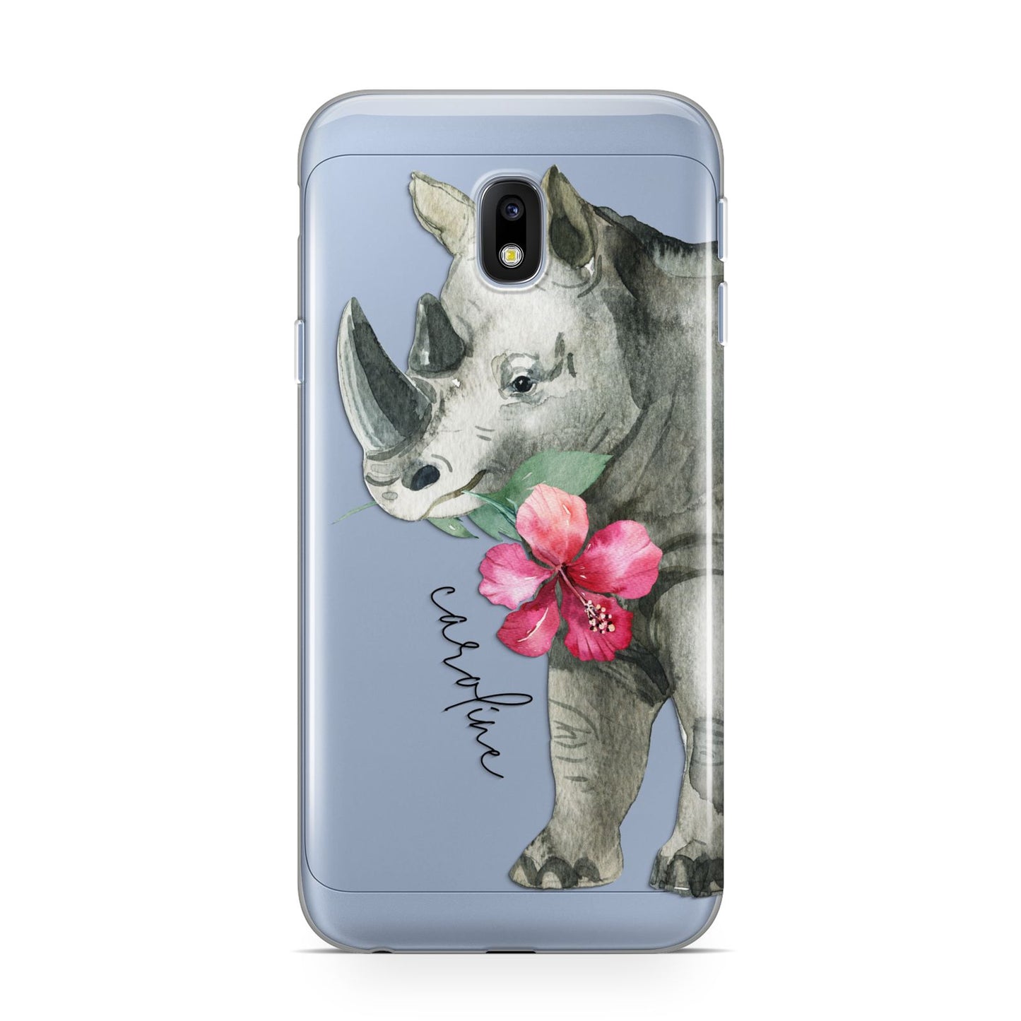 Personalised Rhinoceros Samsung Galaxy J3 2017 Case