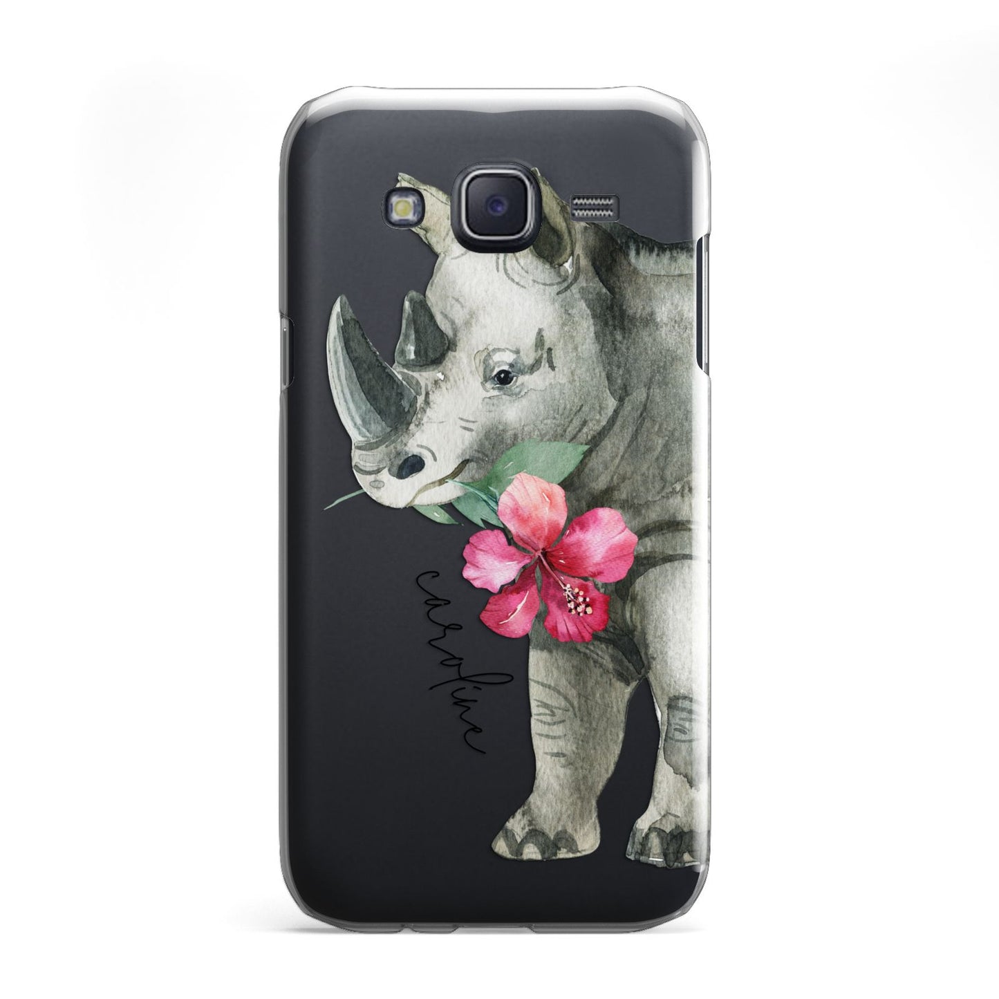 Personalised Rhinoceros Samsung Galaxy J5 Case