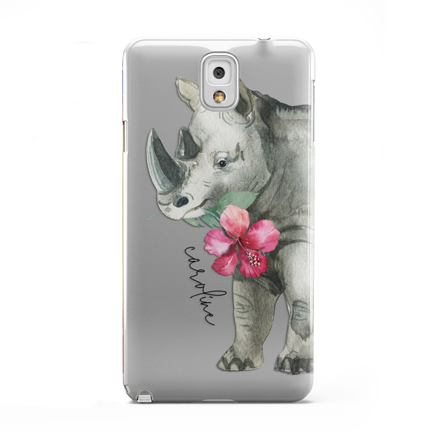 Personalised Rhinoceros Samsung Galaxy Note 3 Case