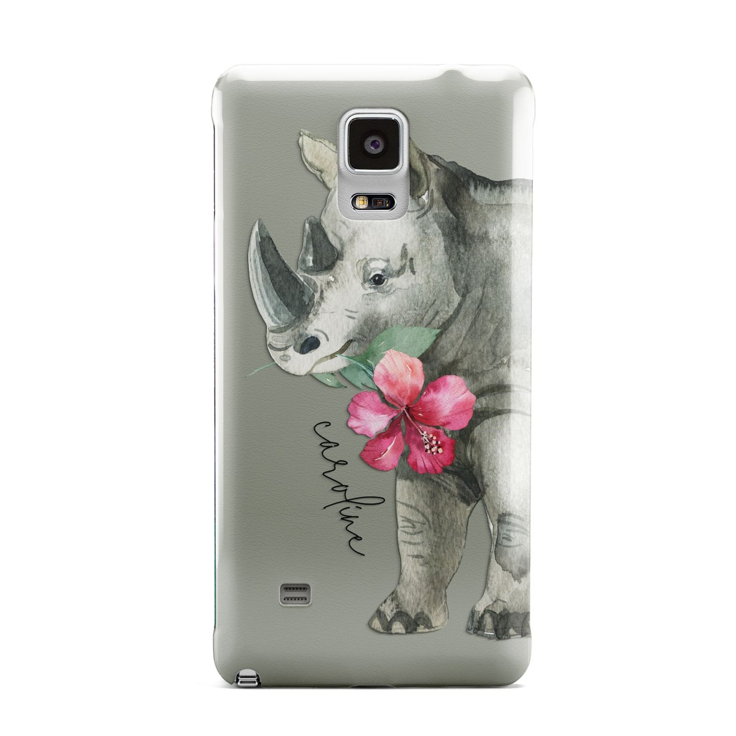 Personalised Rhinoceros Samsung Galaxy Note 4 Case