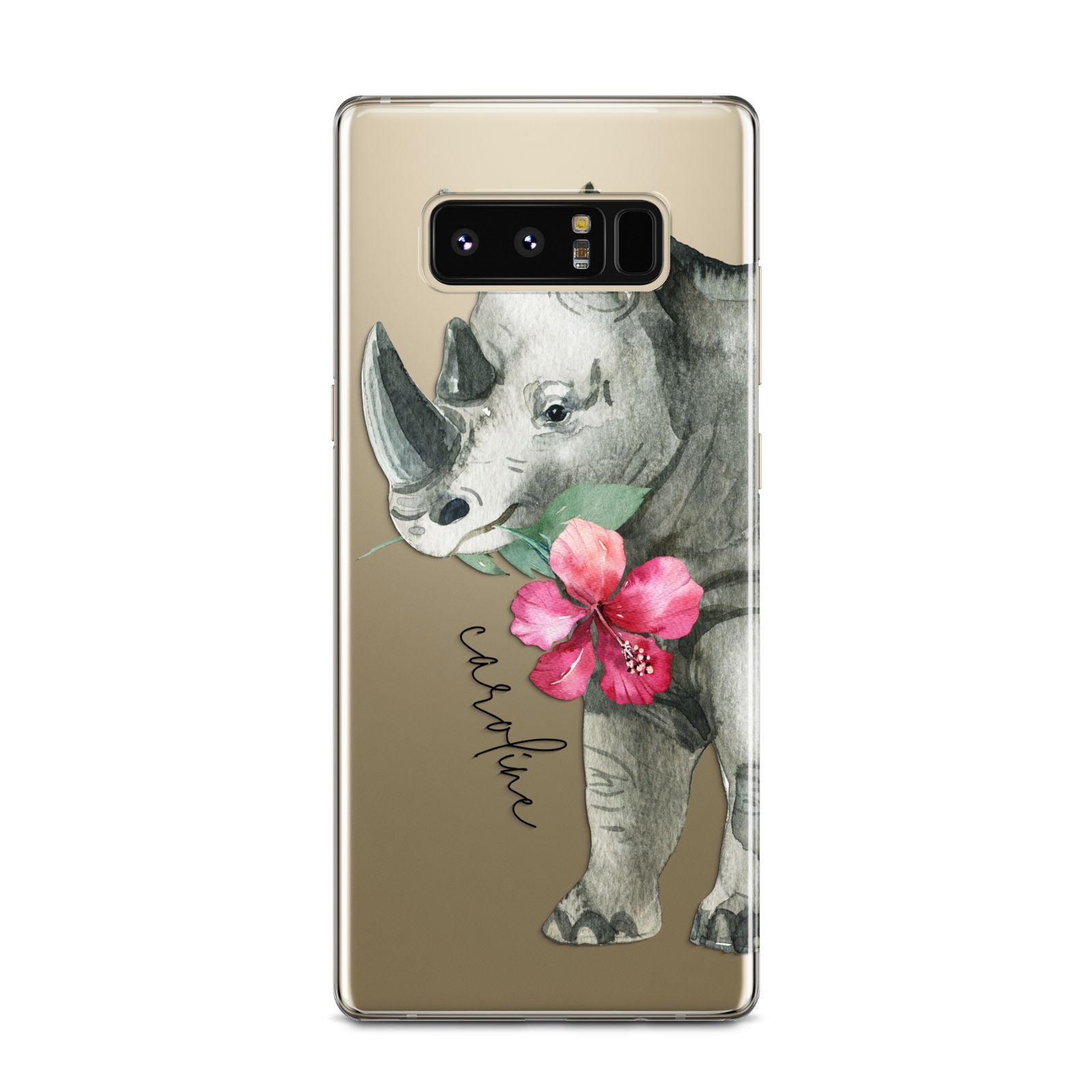 Personalised Rhinoceros Samsung Galaxy Note 8 Case