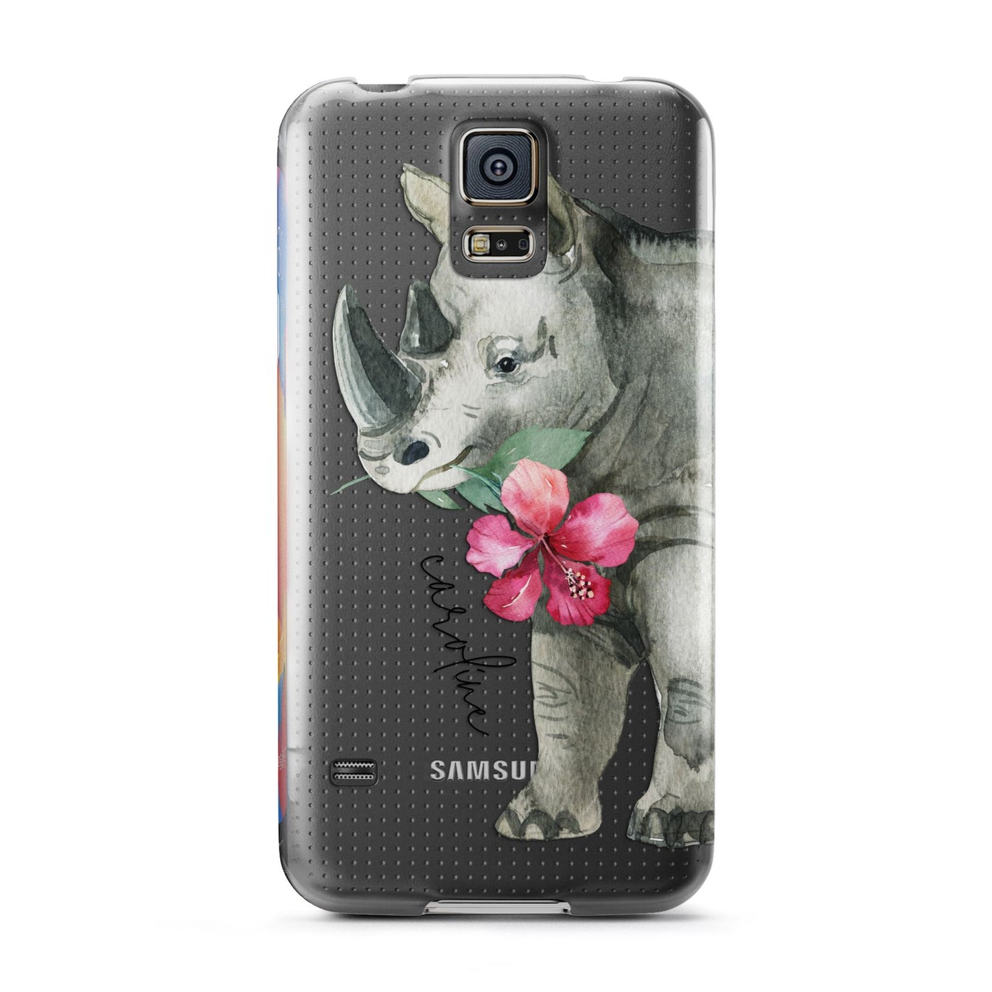 Personalised Rhinoceros Samsung Galaxy S5 Case