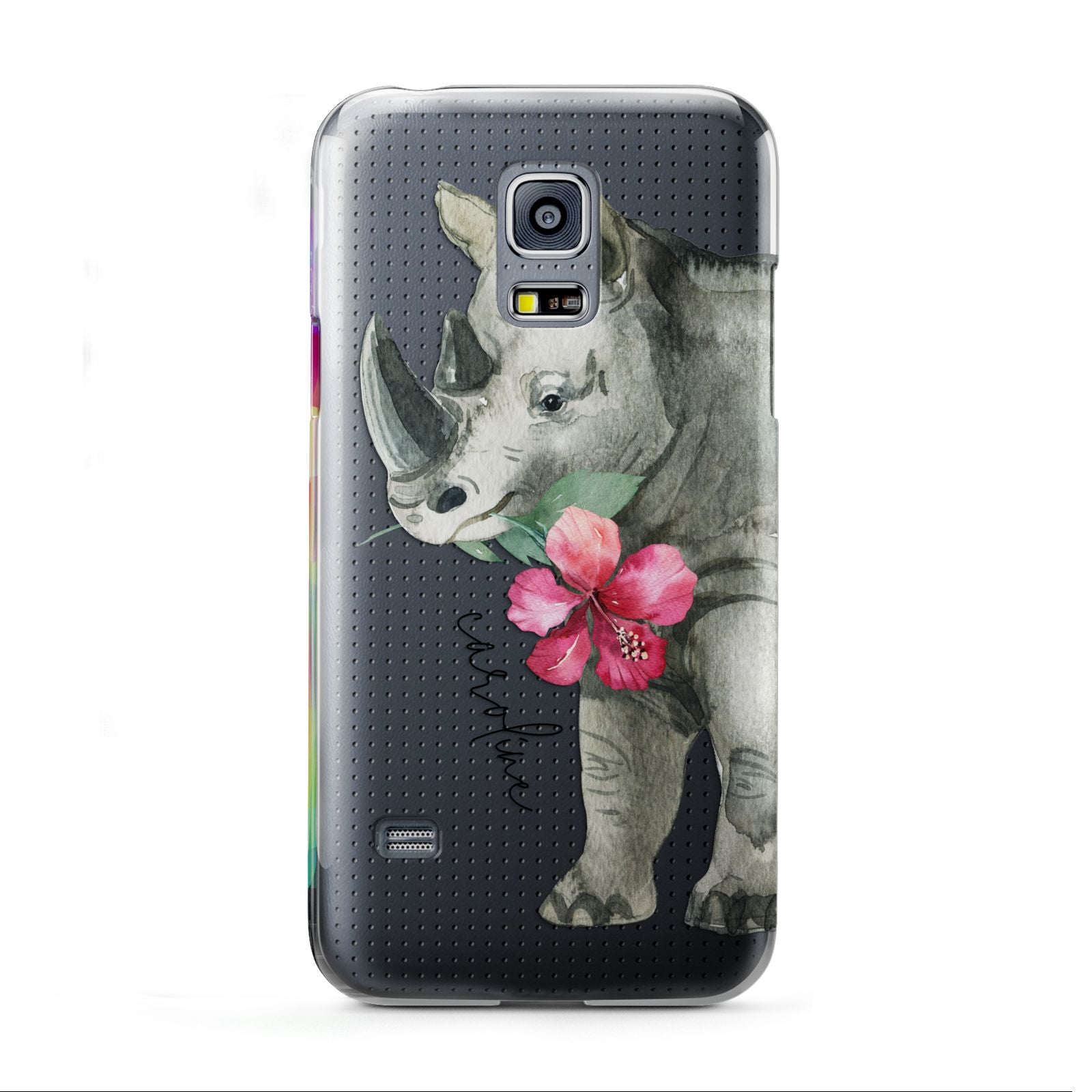 Personalised Rhinoceros Samsung Galaxy S5 Mini Case