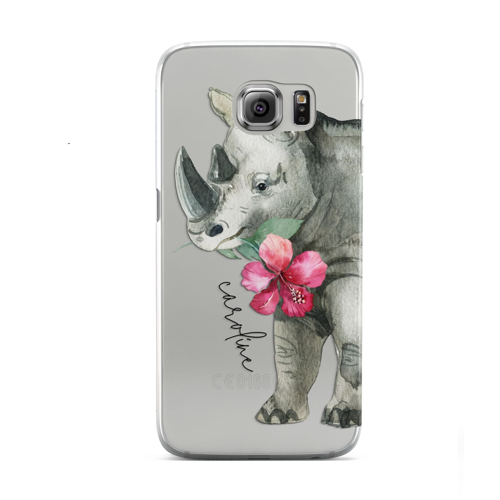 Personalised Rhinoceros Samsung Galaxy S6 Case