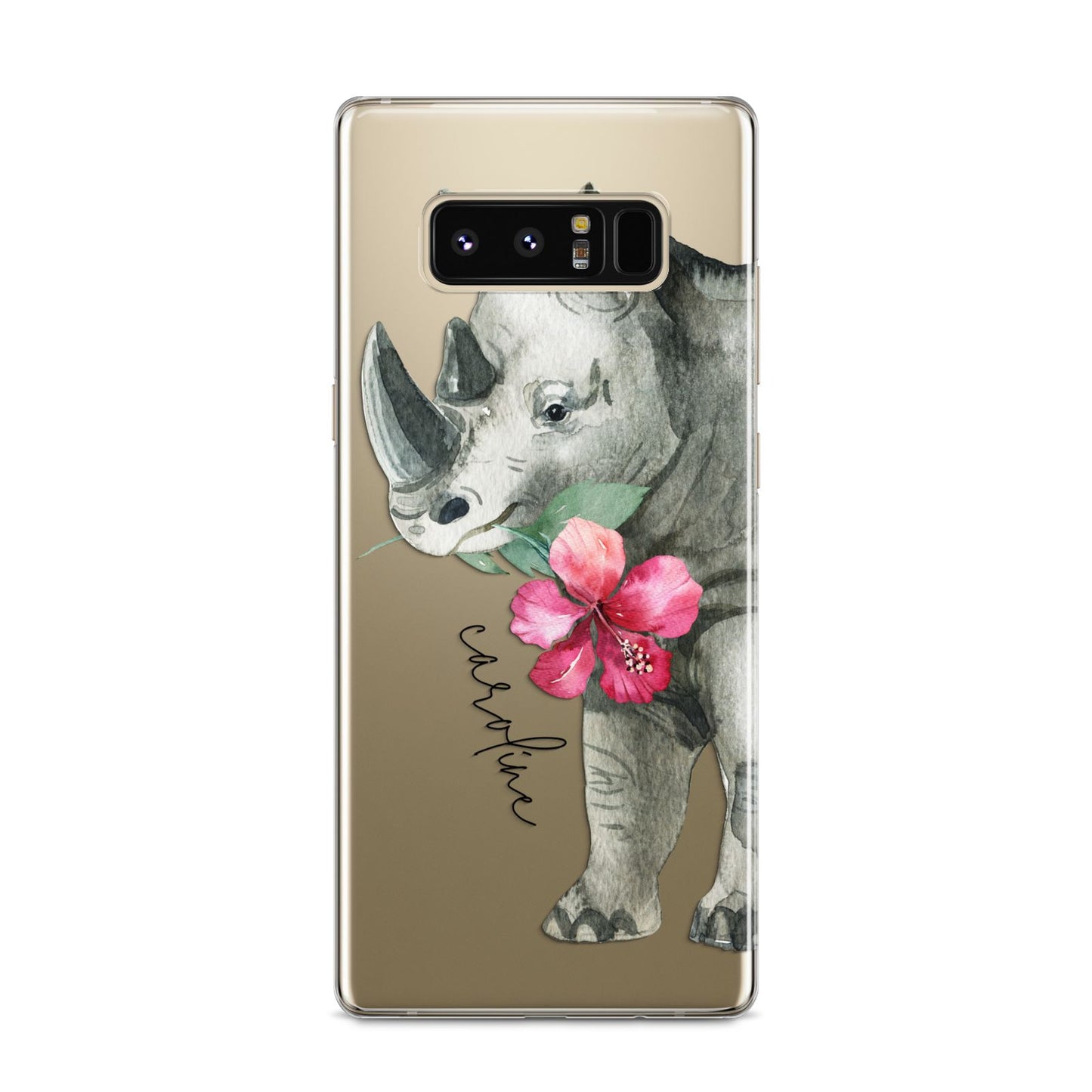 Personalised Rhinoceros Samsung Galaxy S8 Case