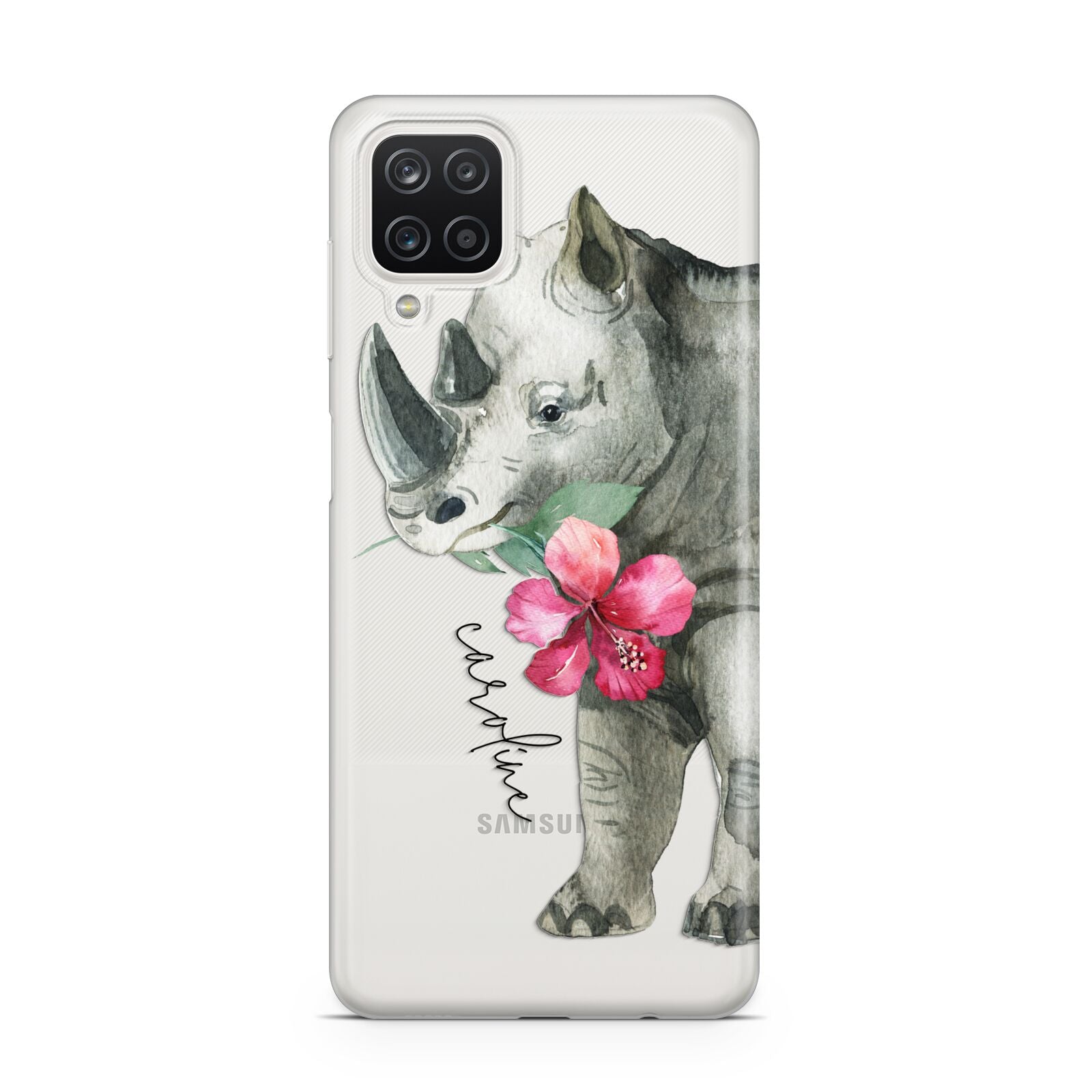 Personalised Rhinoceros Samsung M12 Case