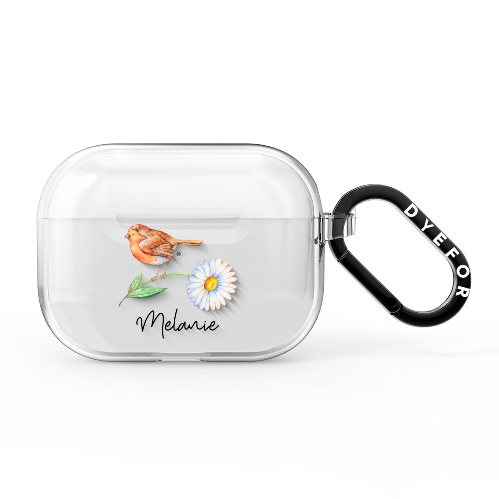 Personalised Robin AirPods Pro Clear Case