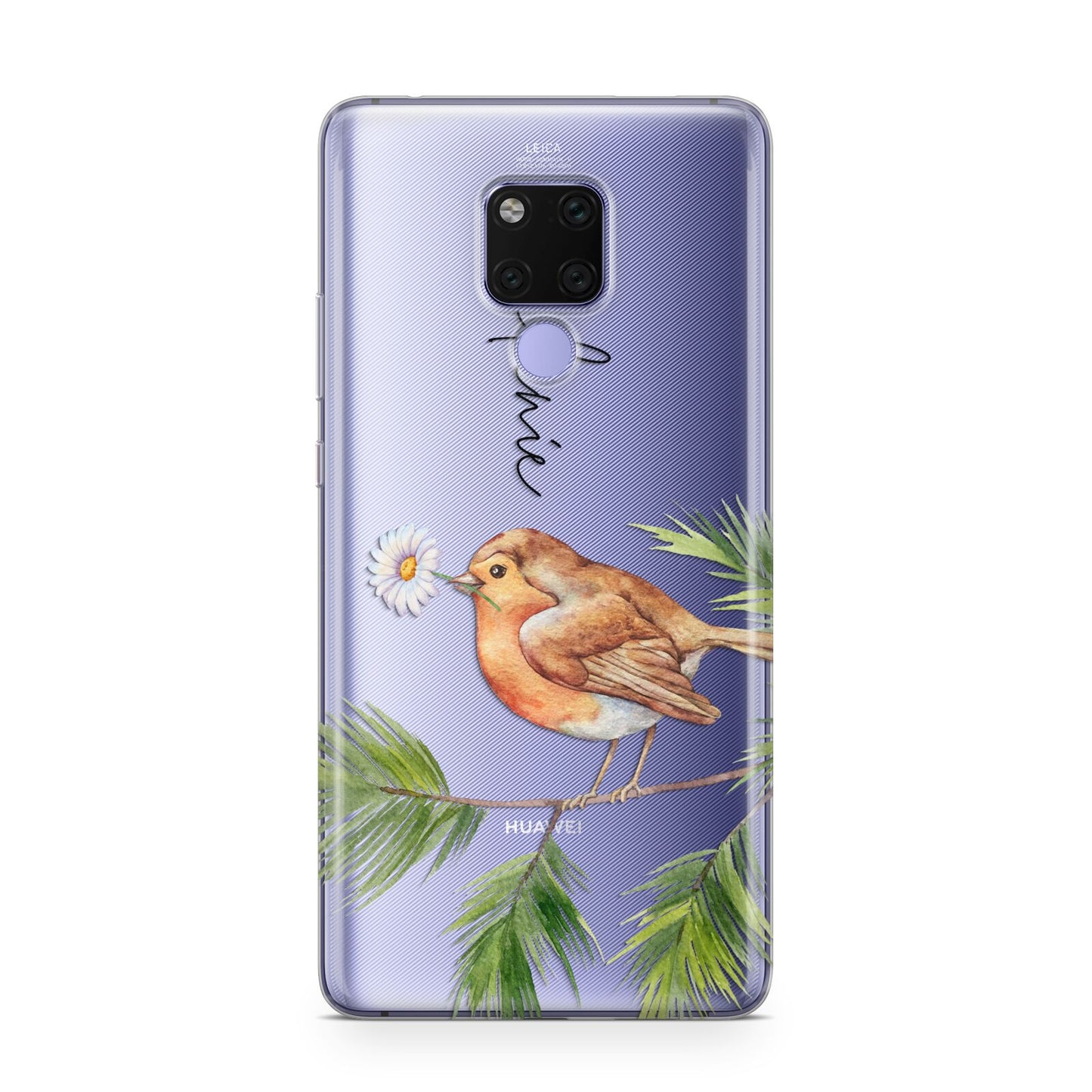 Personalised Robin Huawei Mate 20X Phone Case