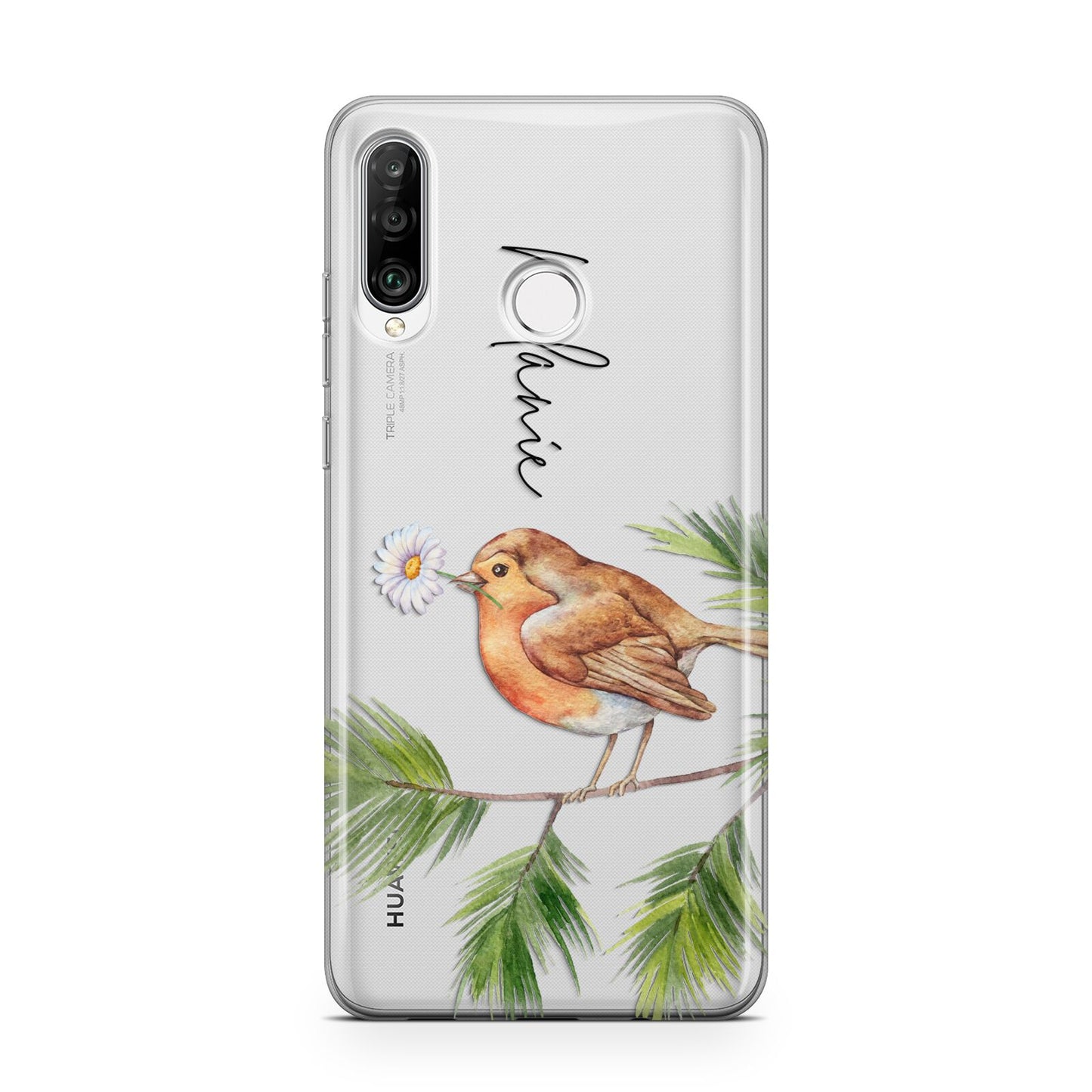 Personalised Robin Huawei P30 Lite Phone Case