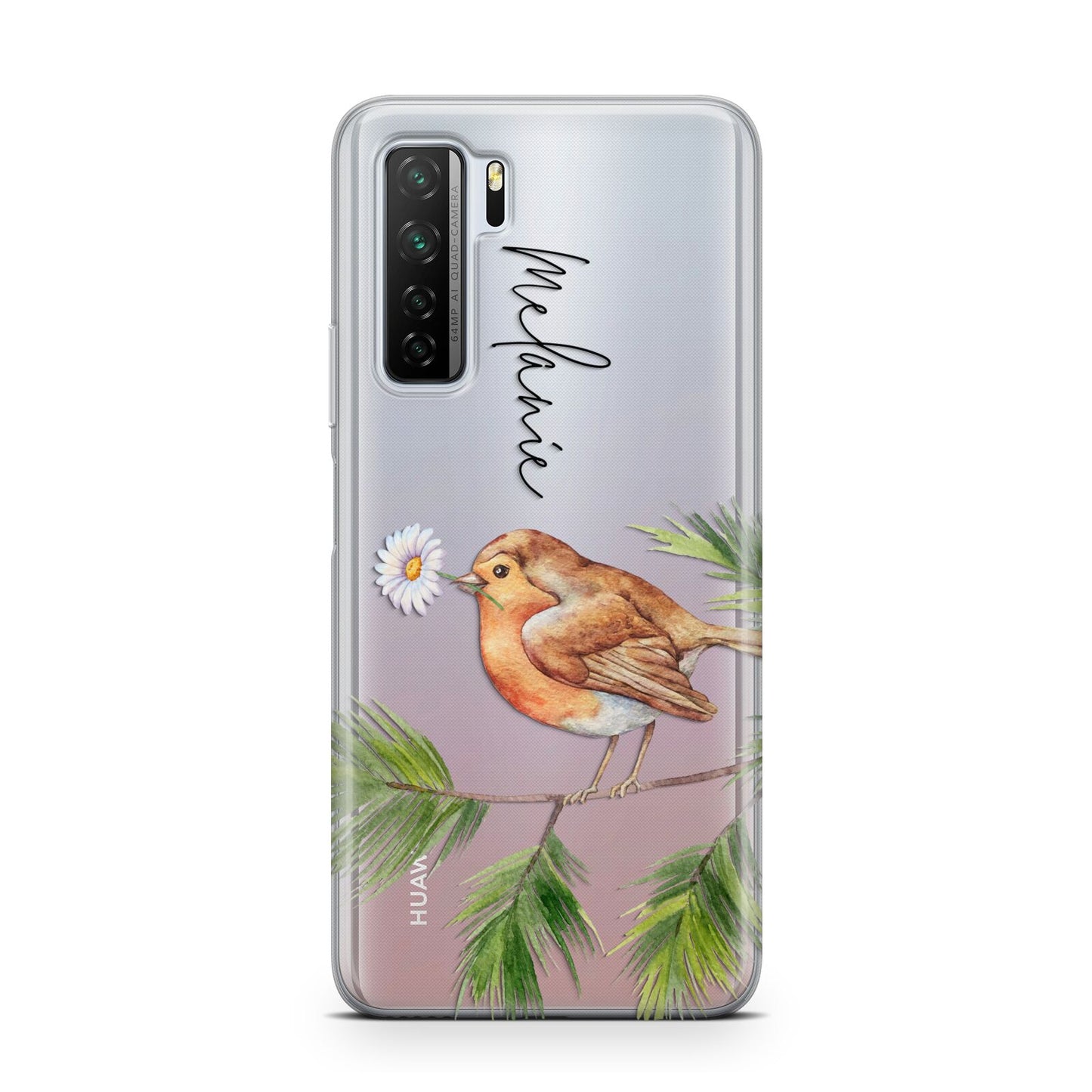 Personalised Robin Huawei P40 Lite 5G Phone Case