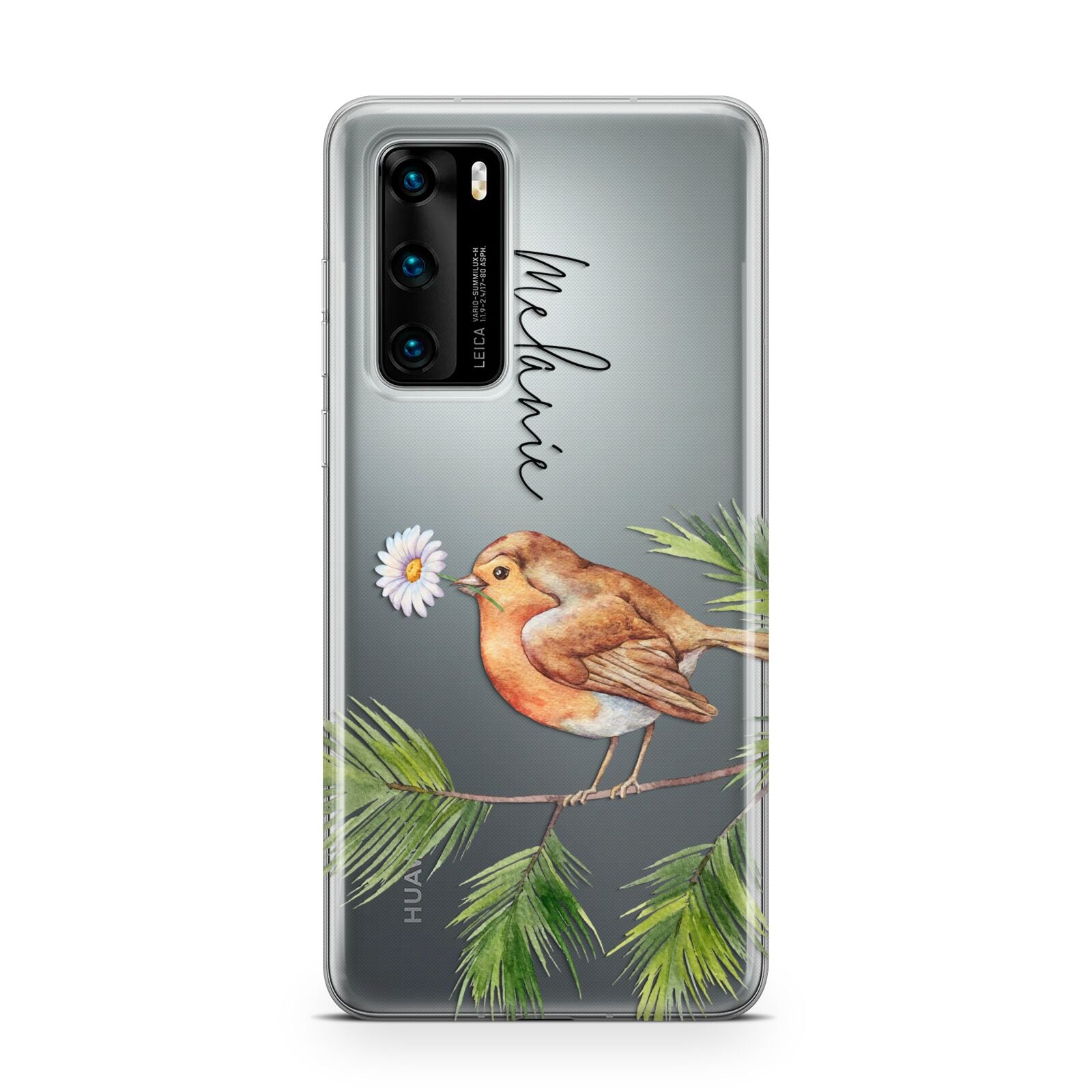 Personalised Robin Huawei P40 Phone Case