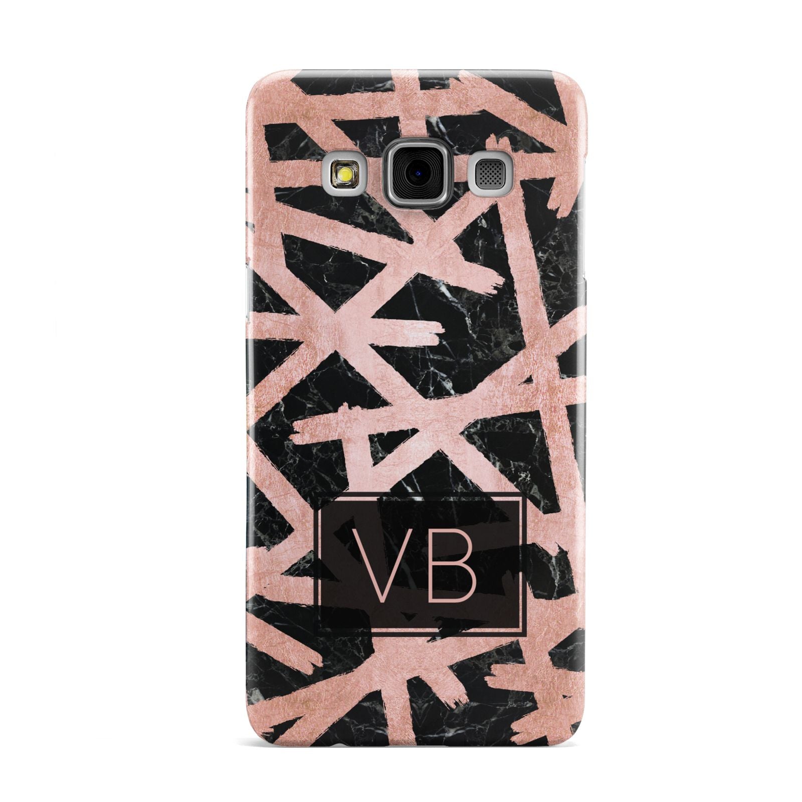 Personalised Rose Gold Effect Samsung Galaxy A3 Case