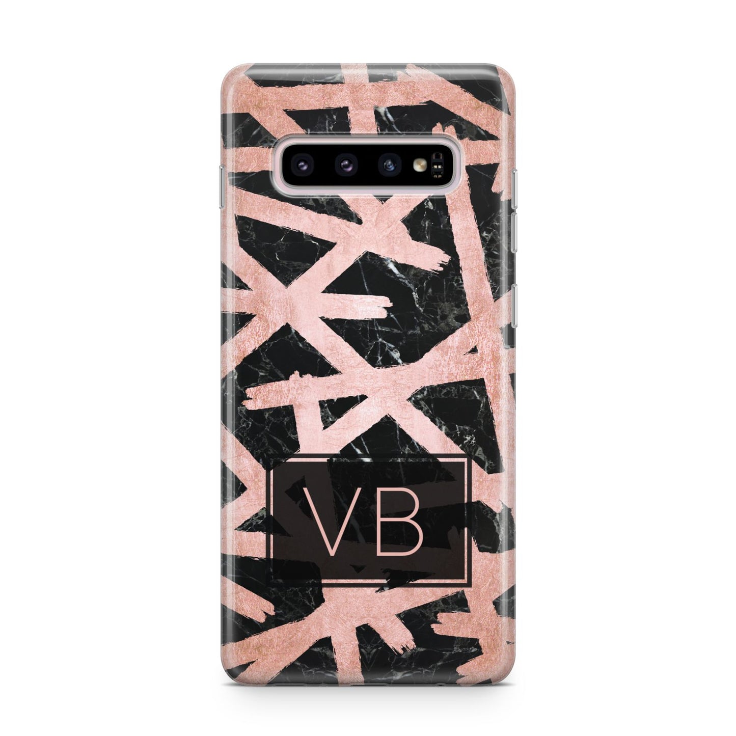 Personalised Rose Gold Effect Samsung Galaxy S10 Plus Case