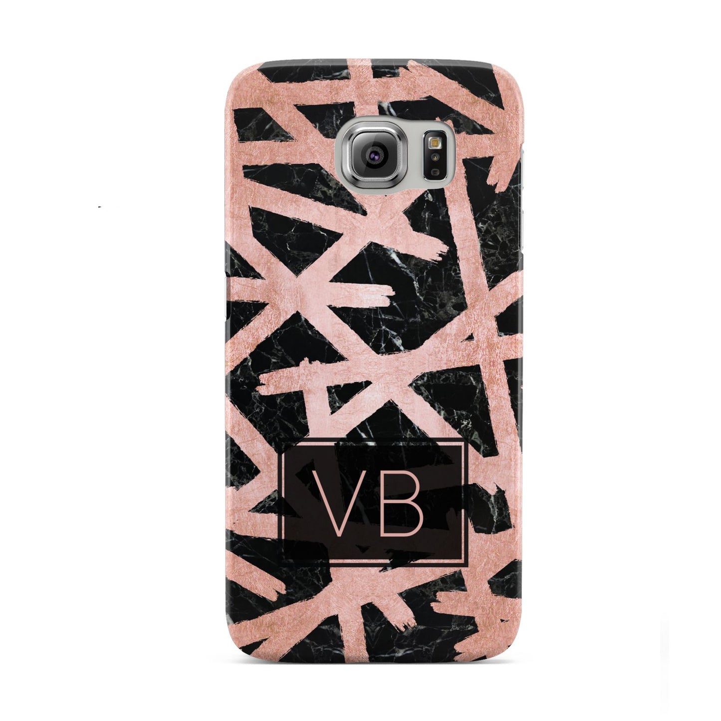 Personalised Rose Gold Effect Samsung Galaxy S6 Case