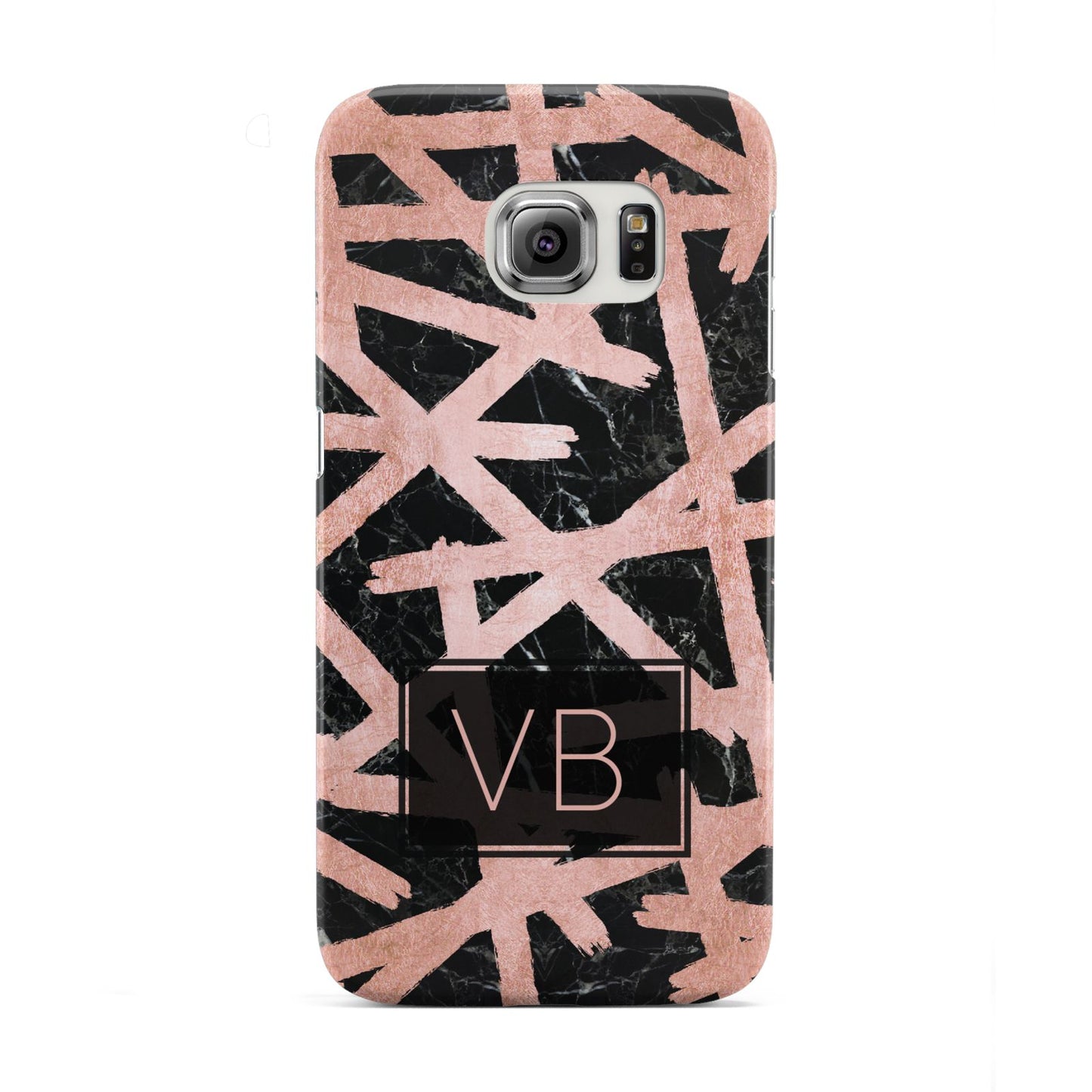 Personalised Rose Gold Effect Samsung Galaxy S6 Edge Case