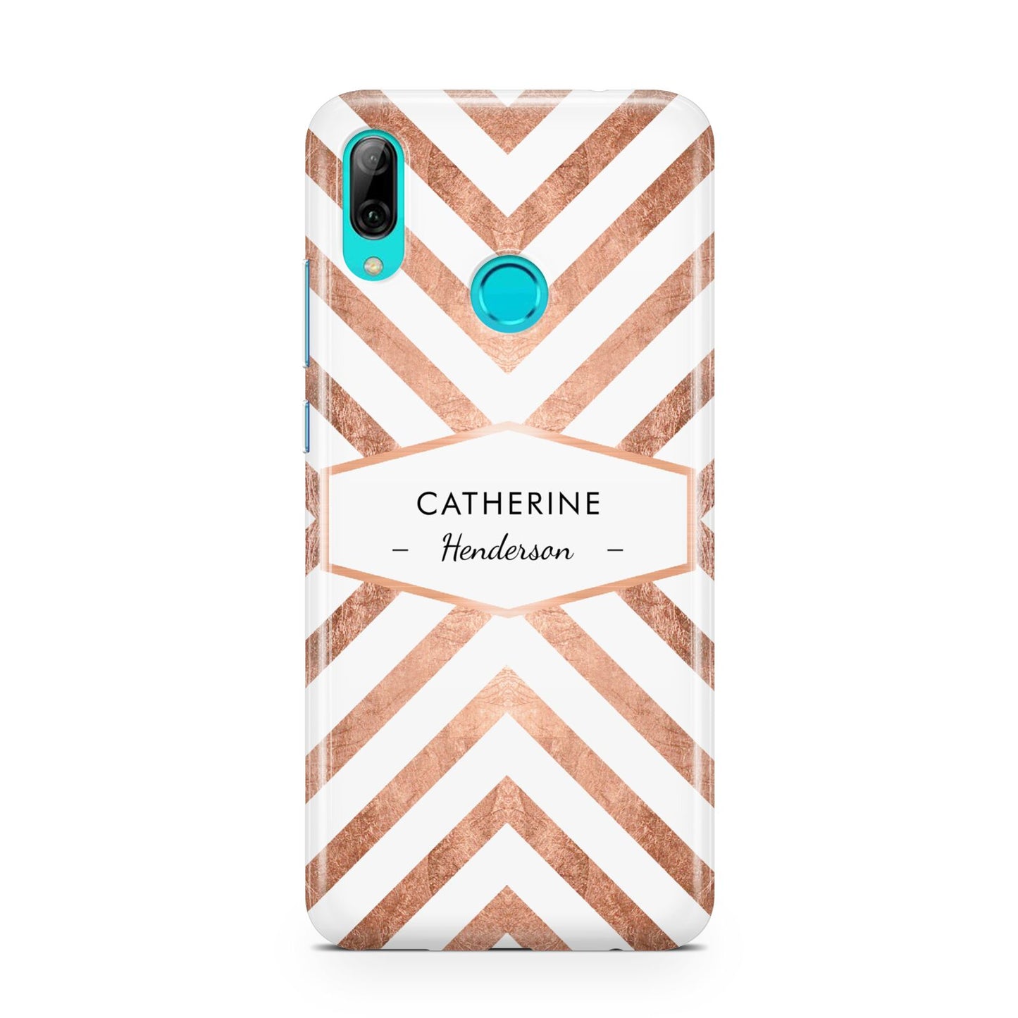 Personalised Rose Gold Name Or Initials Custom Huawei P Smart 2019 Case