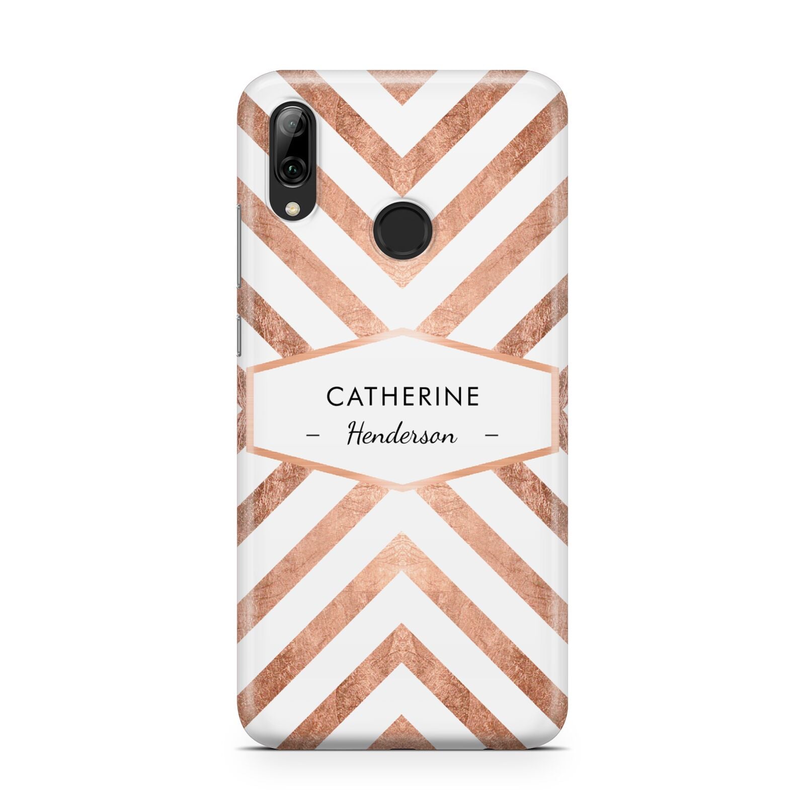 Personalised Rose Gold Name Or Initials Custom Huawei Y7 2019