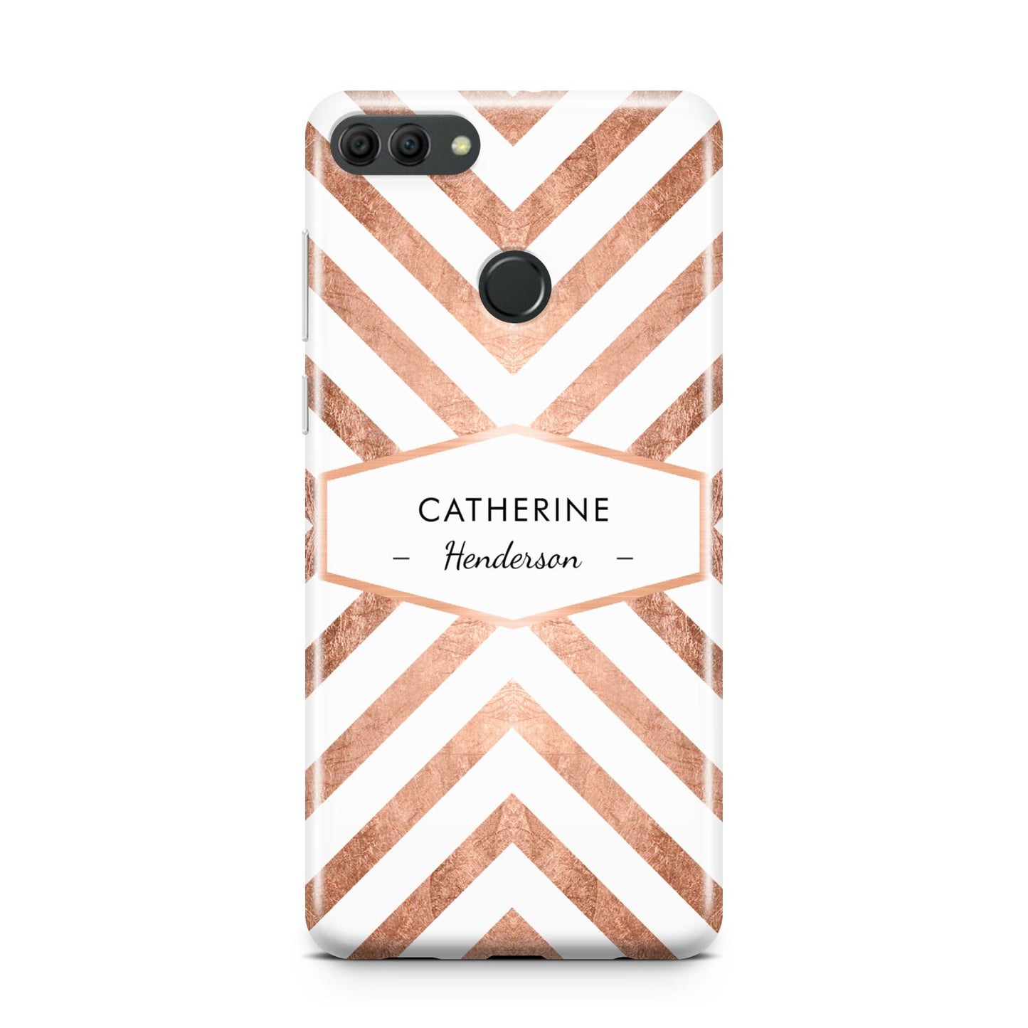 Personalised Rose Gold Name Or Initials Custom Huawei Y9 2018