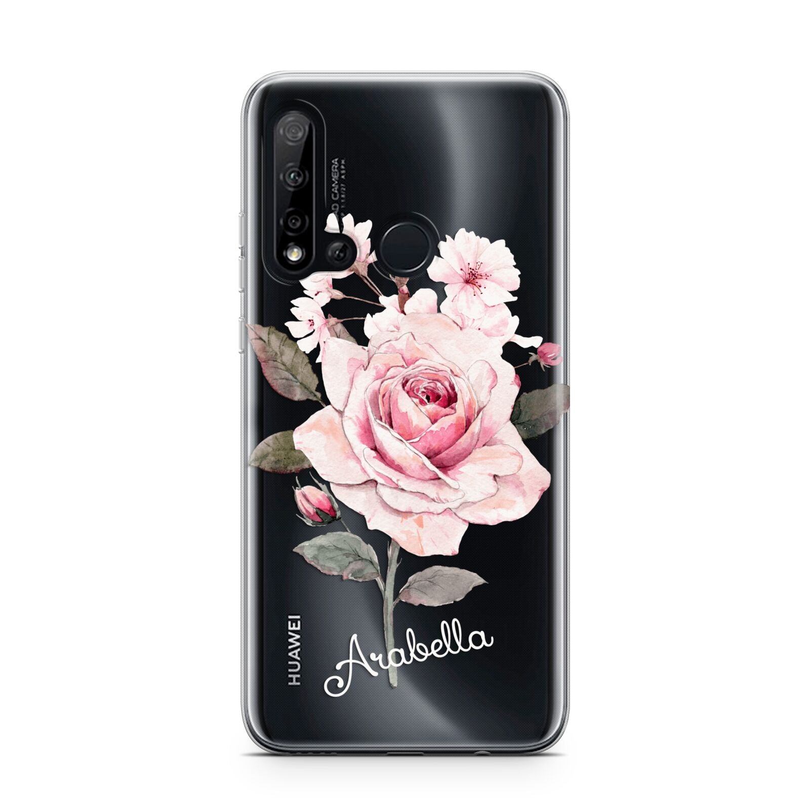 Personalised Rose with Name Huawei P20 Lite 5G Phone Case