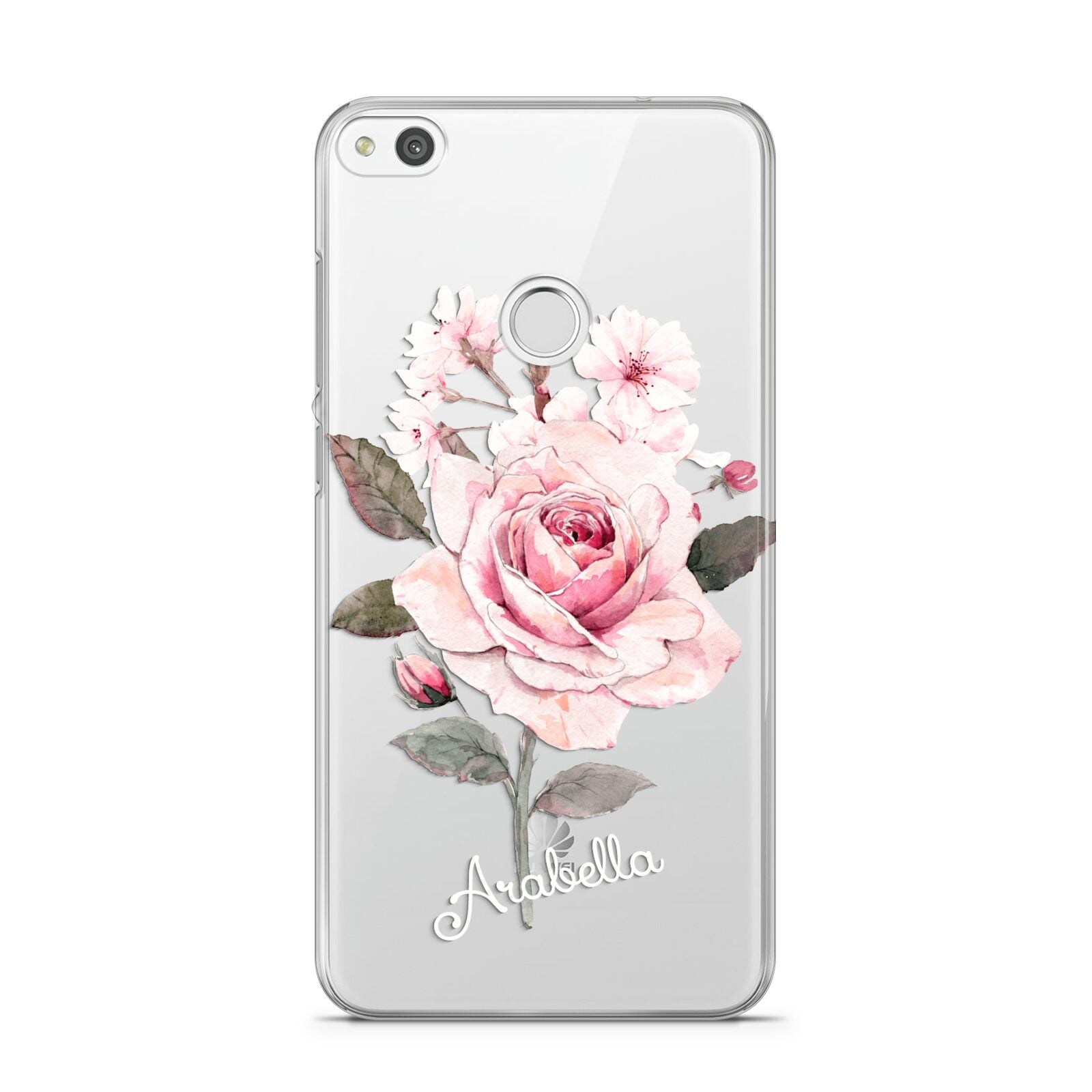 Personalised Rose with Name Huawei P8 Lite Case