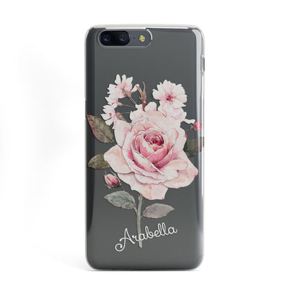 Personalised Rose with Name OnePlus Case