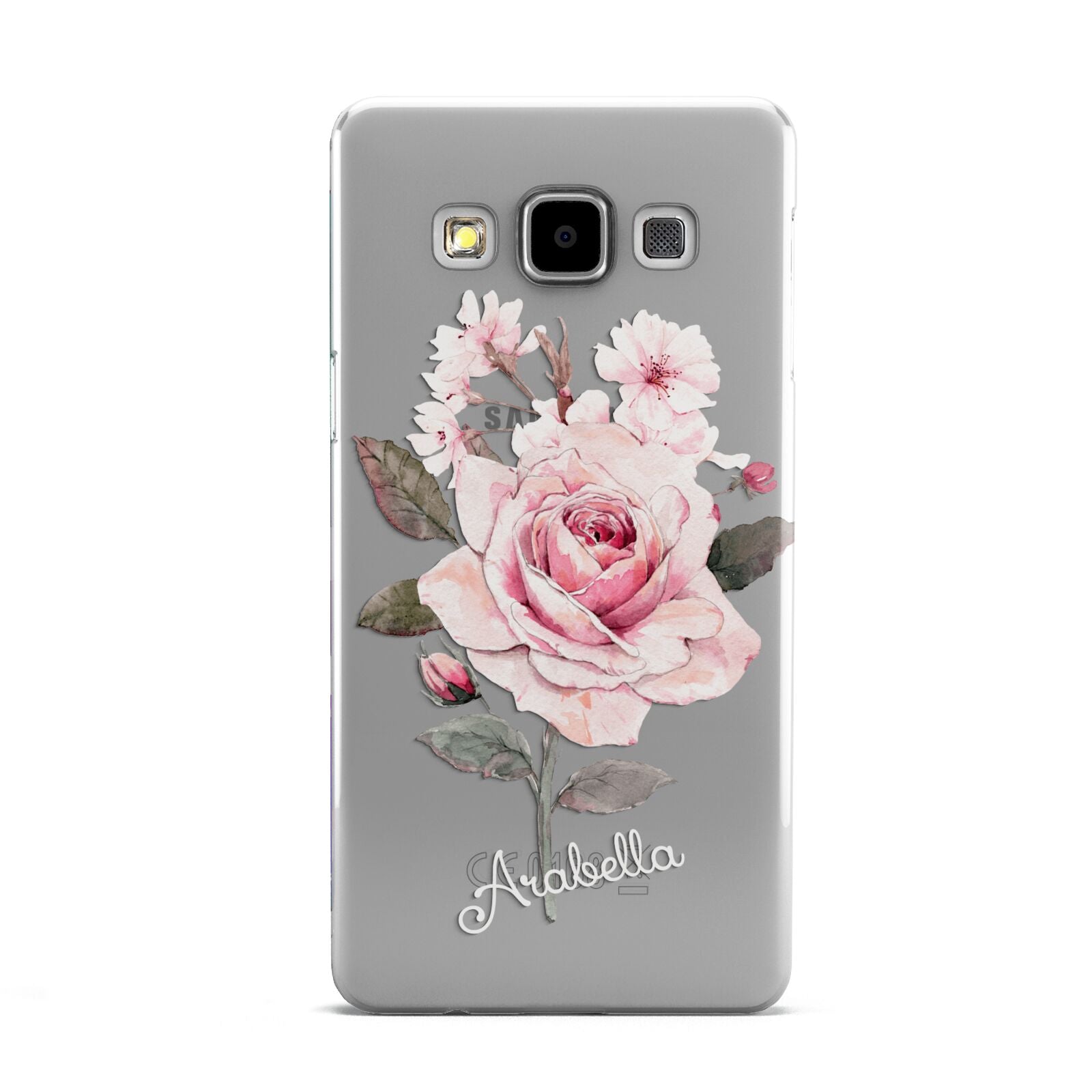 Personalised Rose with Name Samsung Galaxy A5 Case