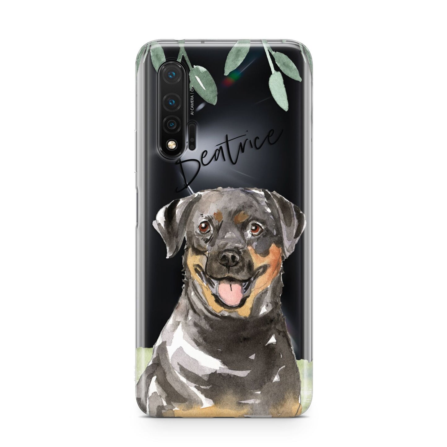 Personalised Rottweiler Huawei Nova 6 Phone Case