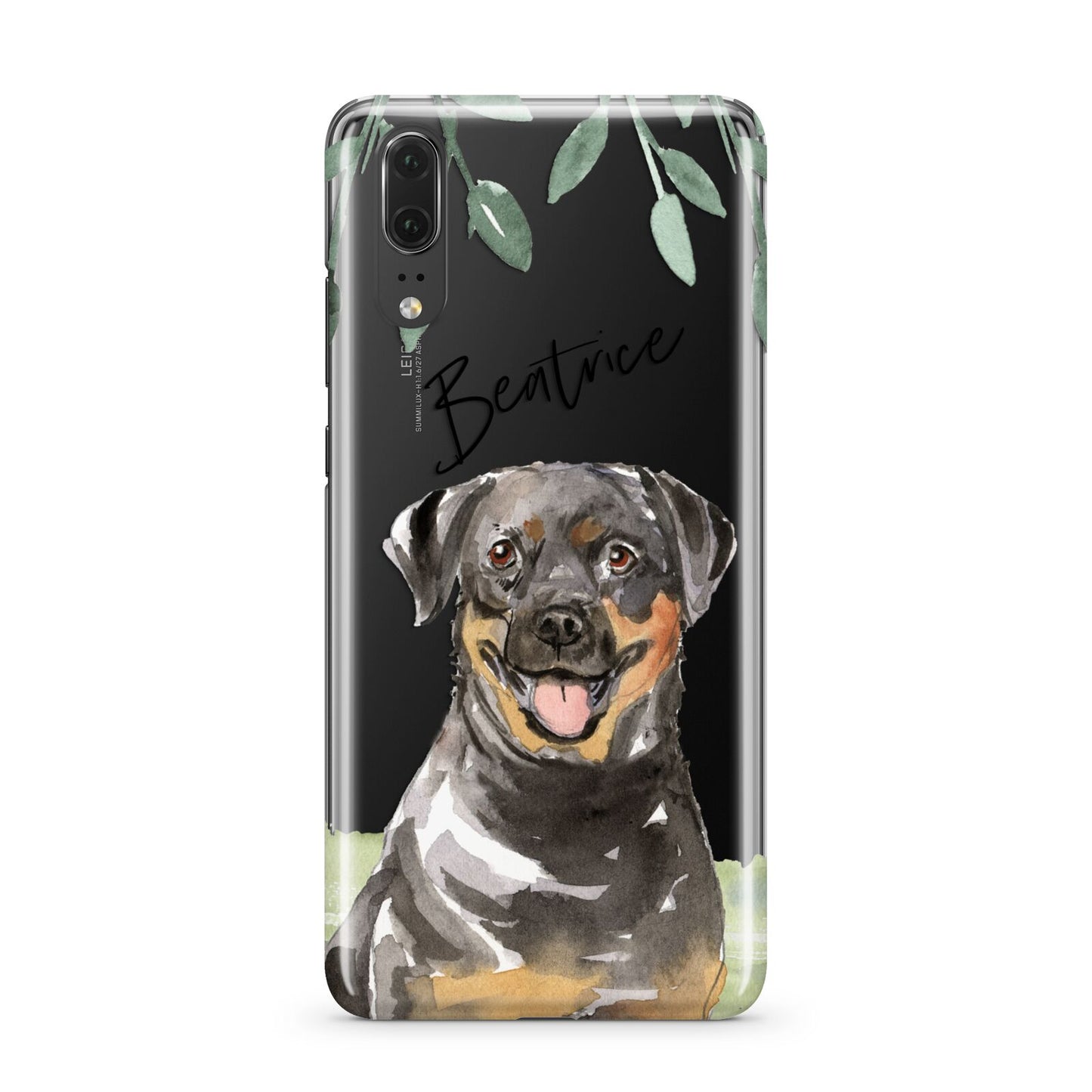 Personalised Rottweiler Huawei P20 Phone Case