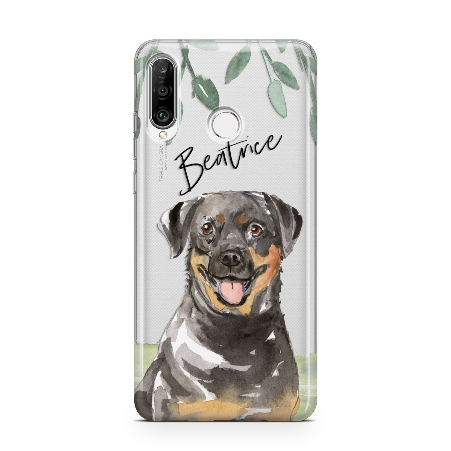 Personalised Rottweiler Huawei P30 Lite Phone Case